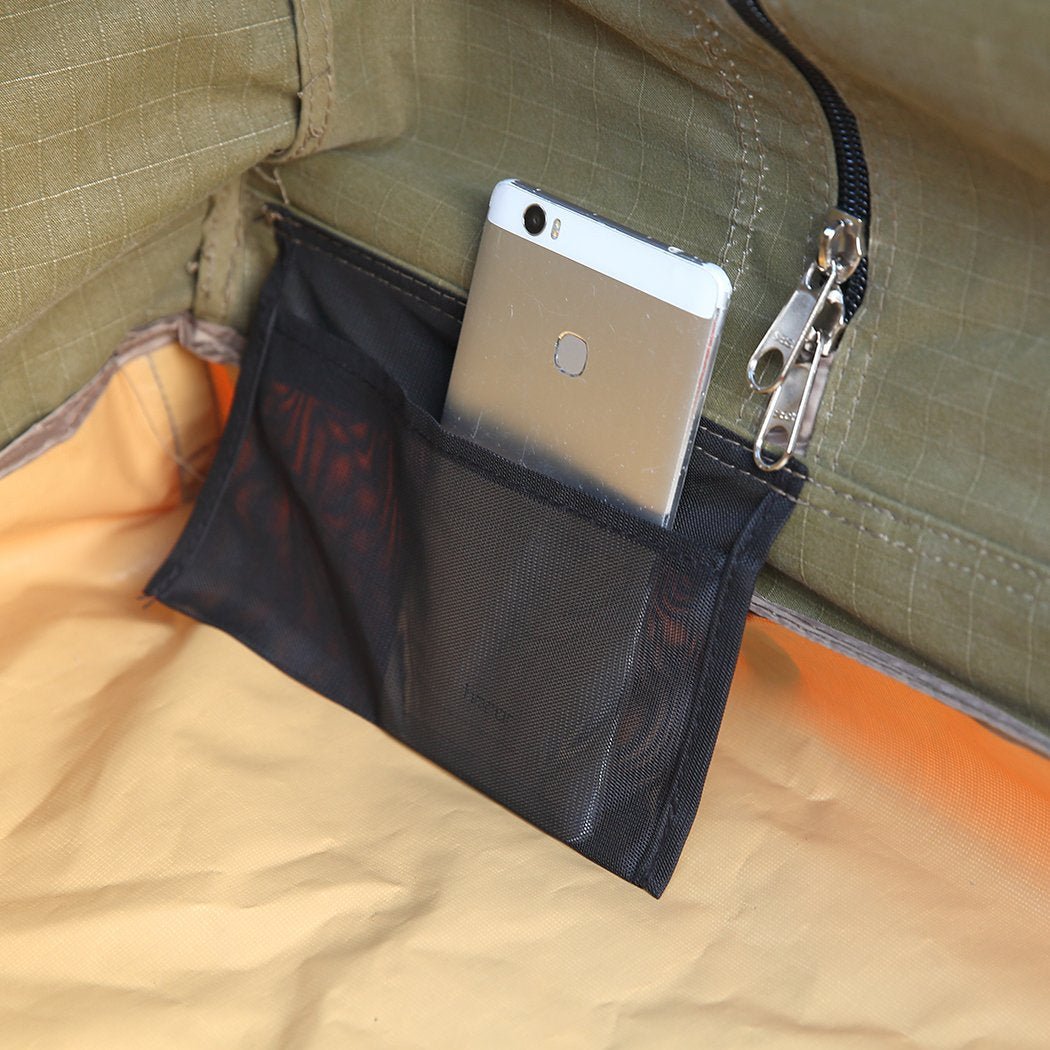 mountview double swag camping swags canvas dome tent free standing - 4