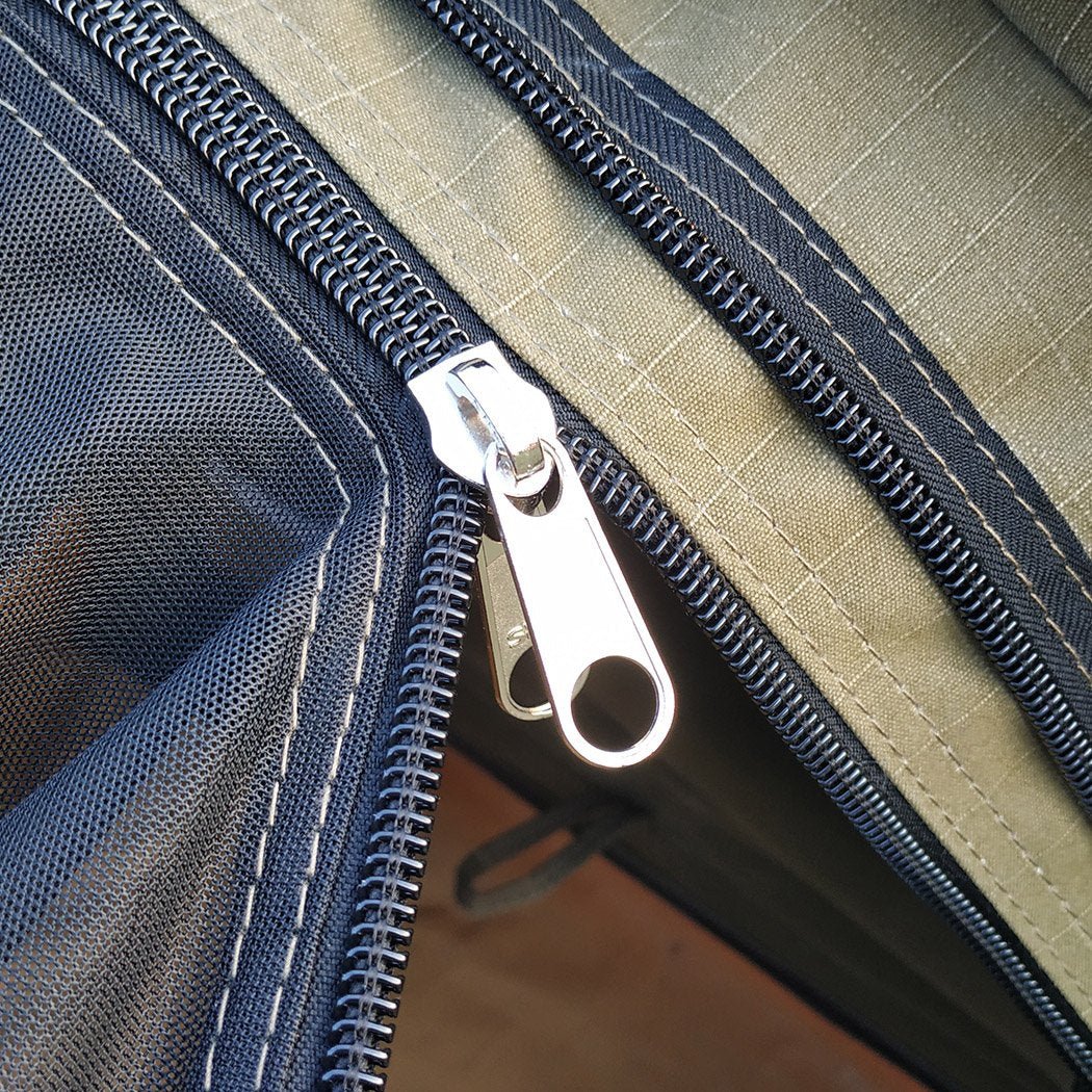 mountview double swag camping swags canvas dome tent free standing - 5