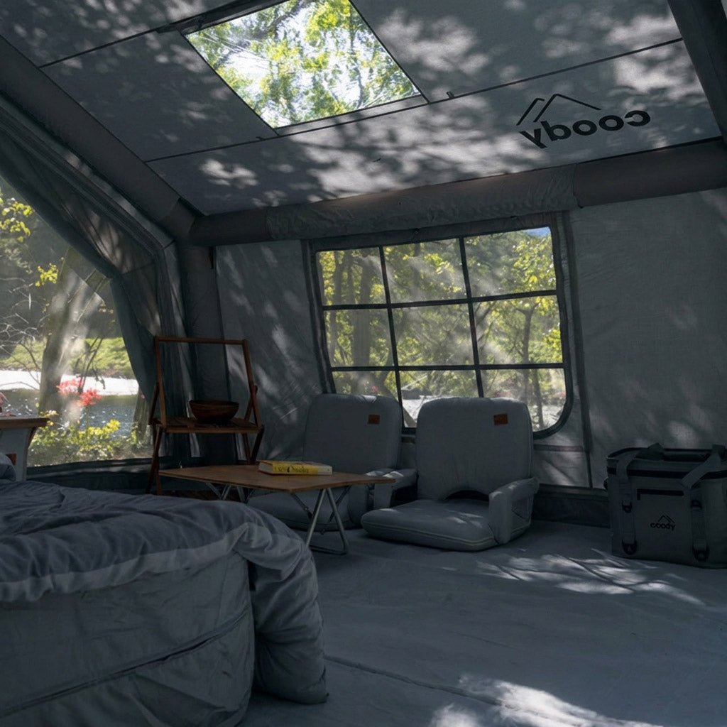 Coody 10.0 Gray Inflatable Tent House for Camping (2-4 person) | Backcountry Sportsman