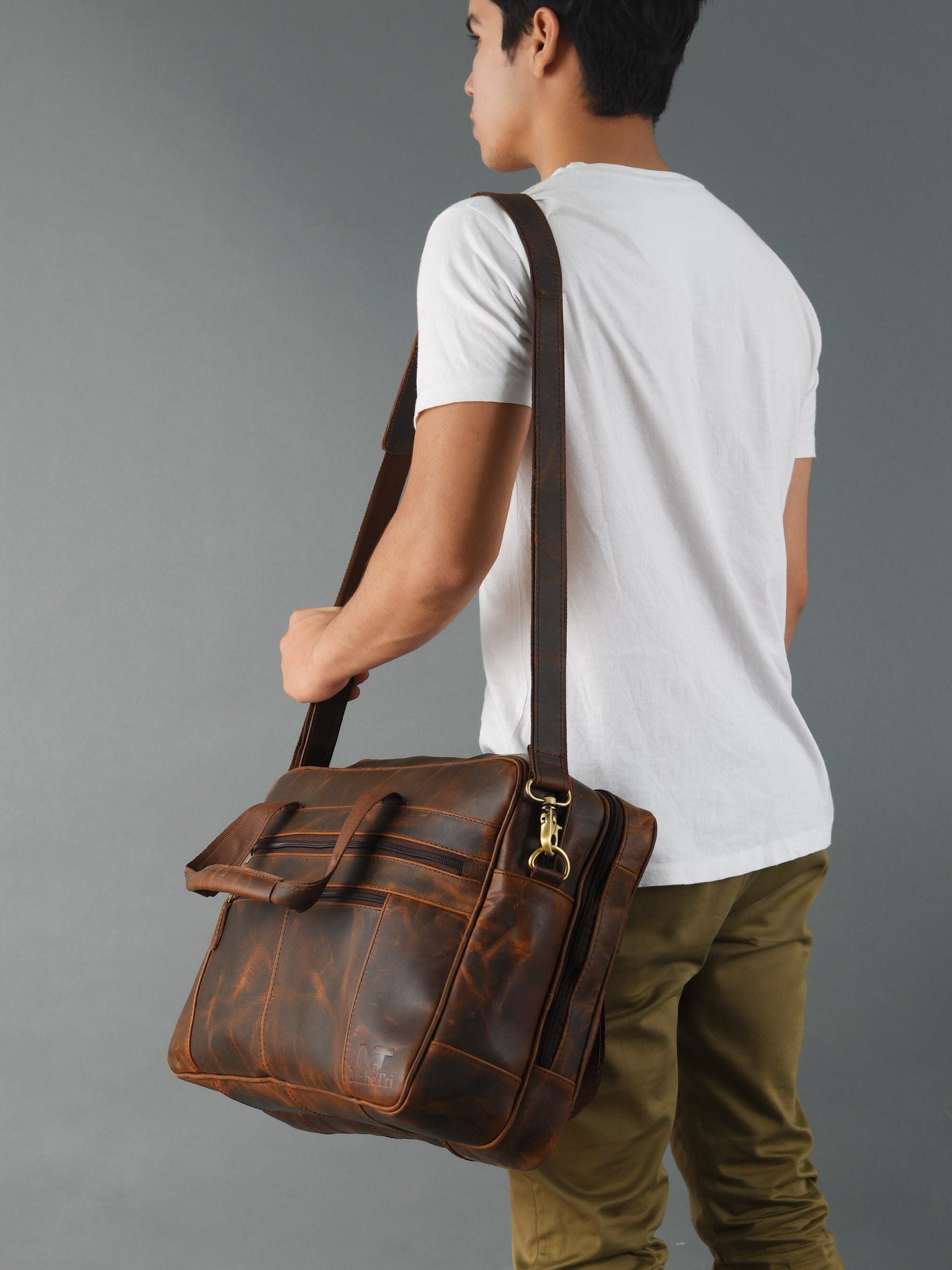 The Brooklyn - Leather Briefcase | Backcountry Sportsman