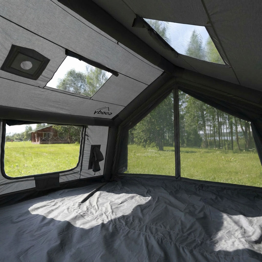 Coody 10.0 Gray Inflatable Tent House for Camping (2-4 person) | Backcountry Sportsman