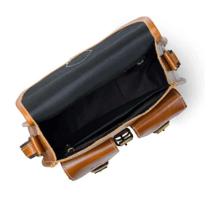 2-Pocket Leather Sling For Women