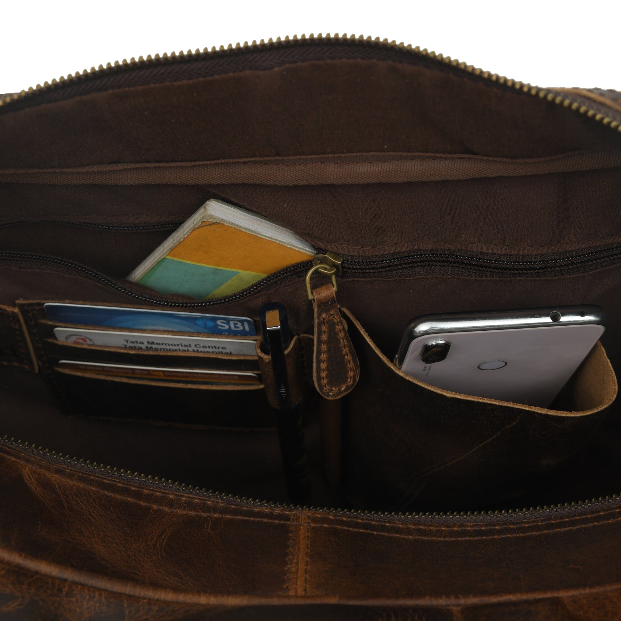 Finn Handcrafted Buffalo Leather Laptop Briefcase | Backcountry Sportsman