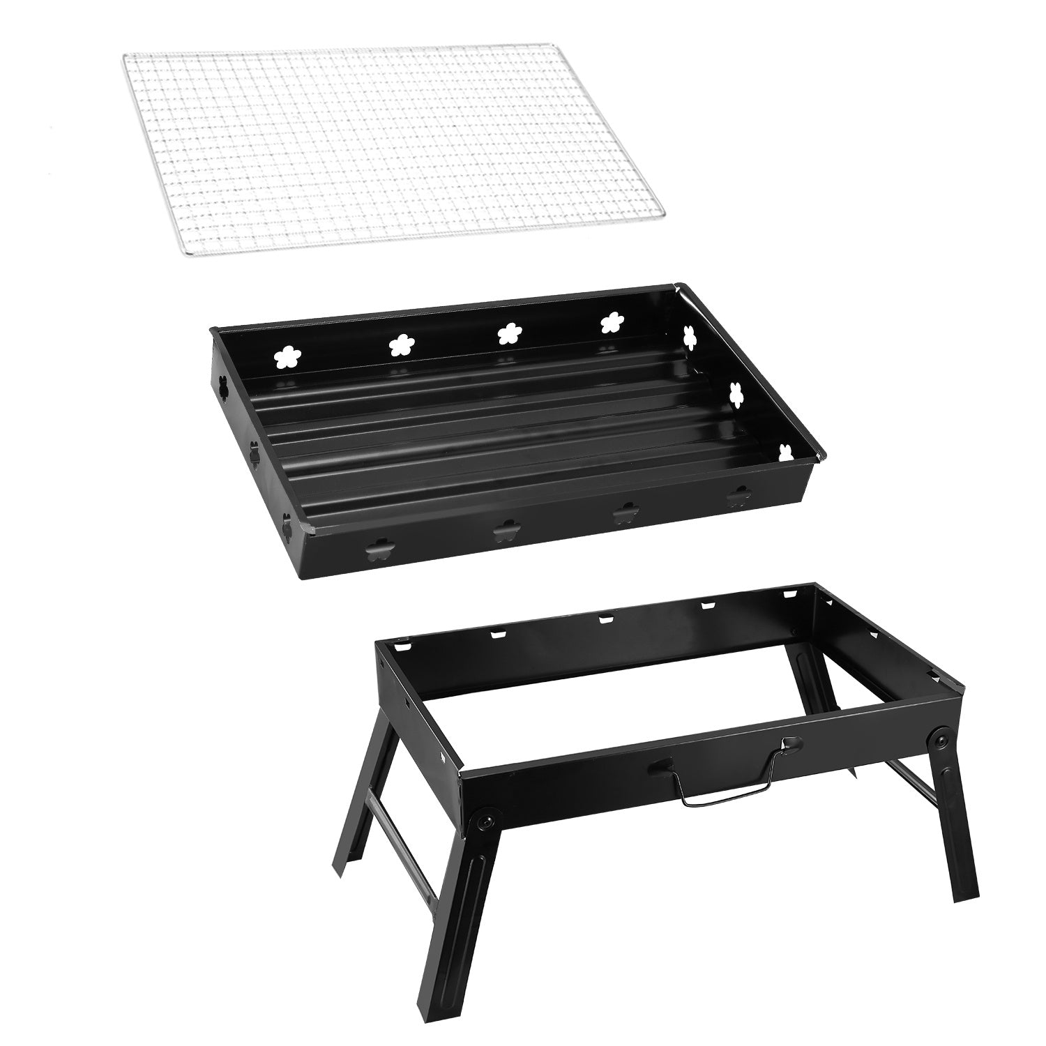 Portable BBQ Grill Foldable Charcoal Grill Camping Garden Outdoor Travel