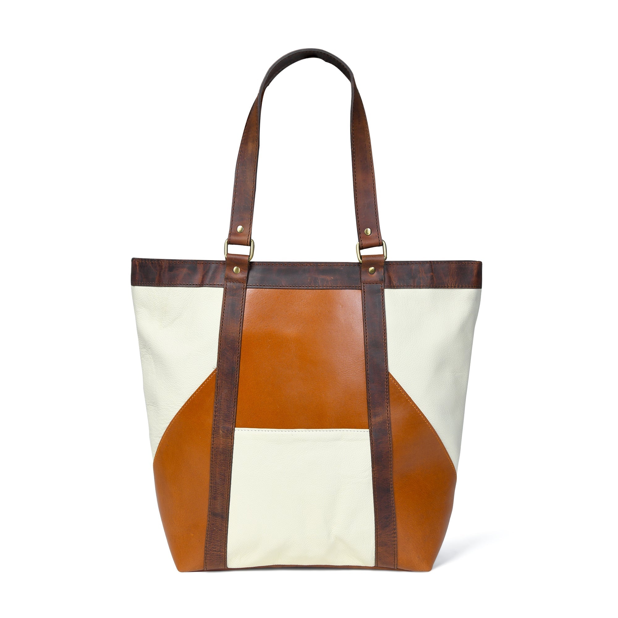 Geometric Design Leather Tote | Backcountry Sportsman