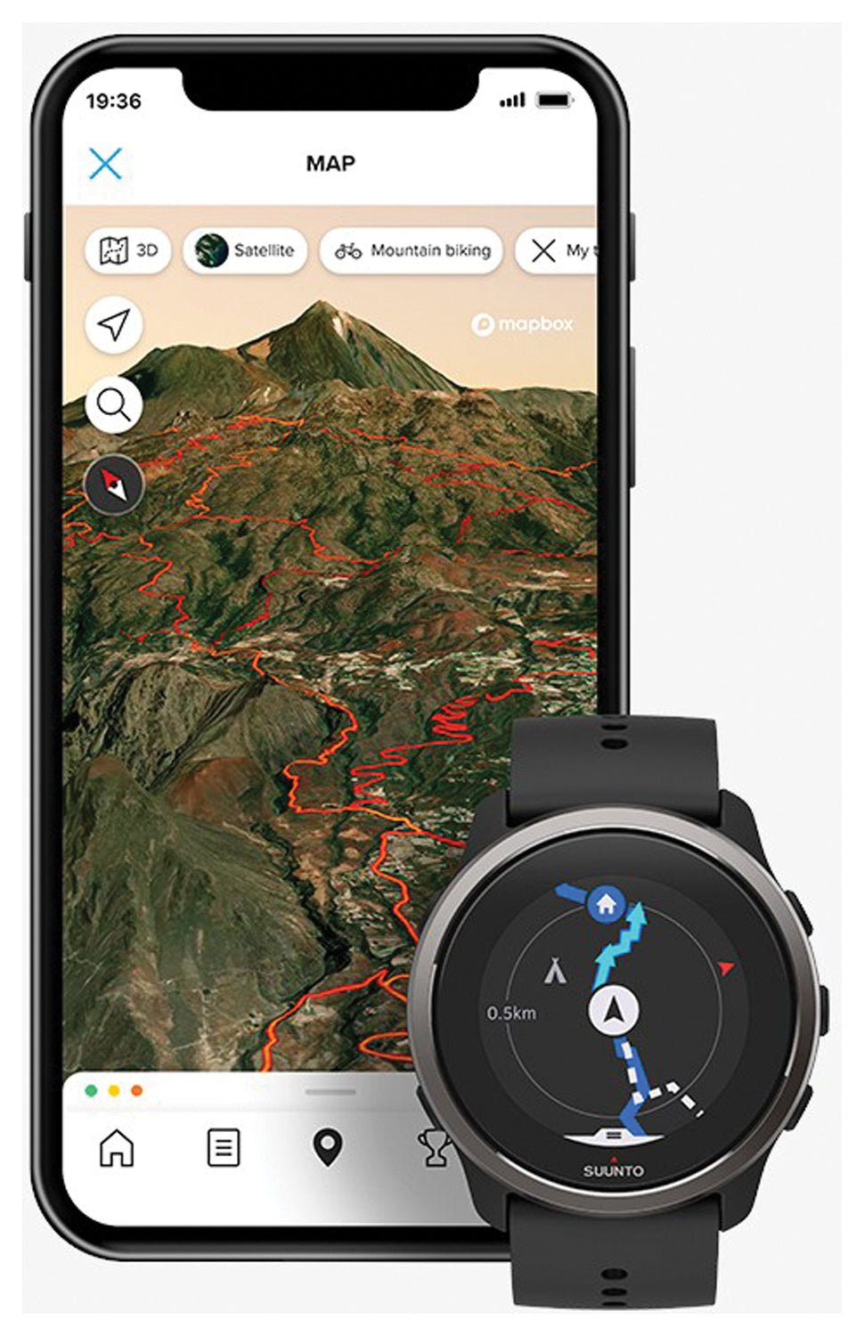 Suunto 5 Peak Cave Green | Backcountry Sportsman