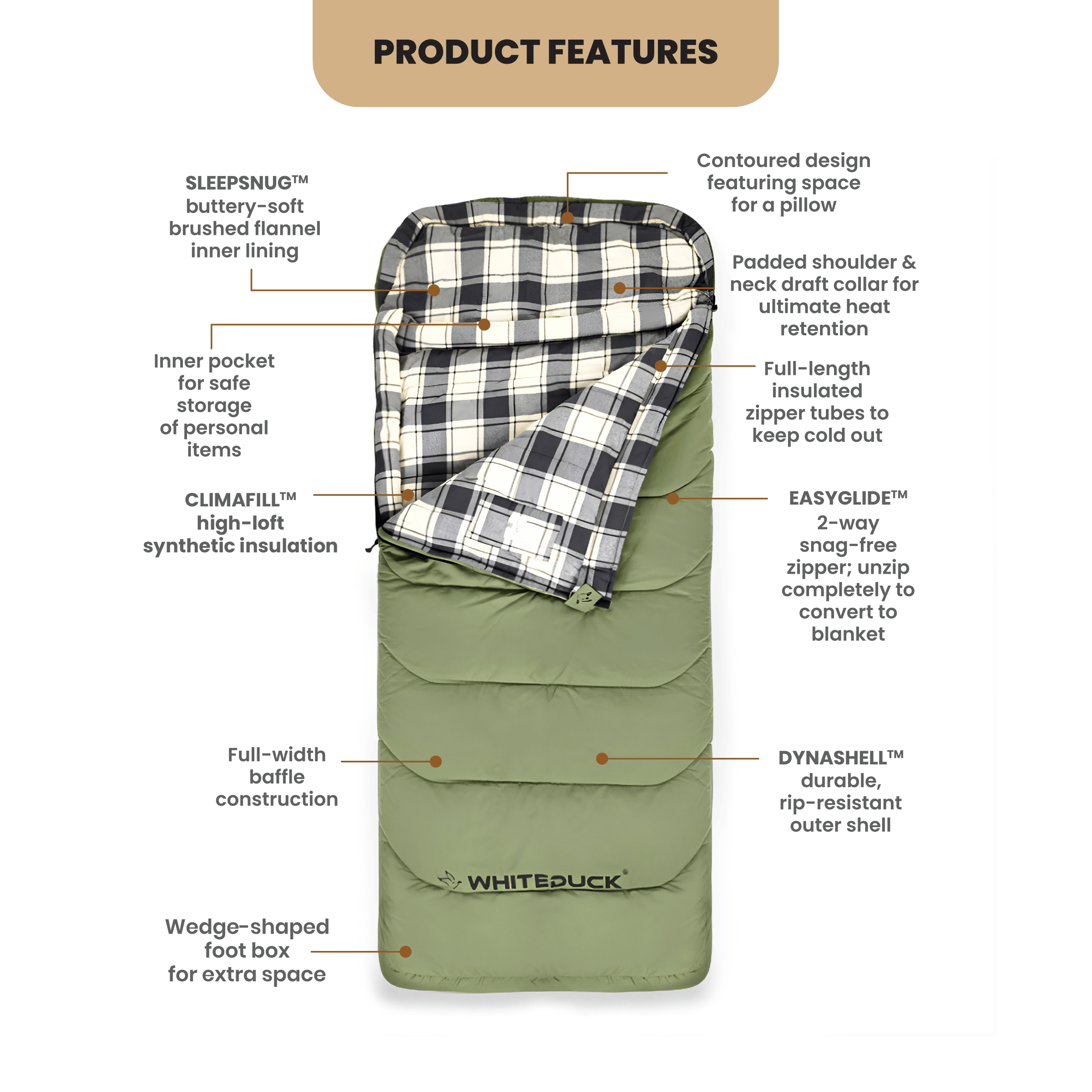 Slumbernest™ Sleeping bag 0°F | Backcountry Sportsman