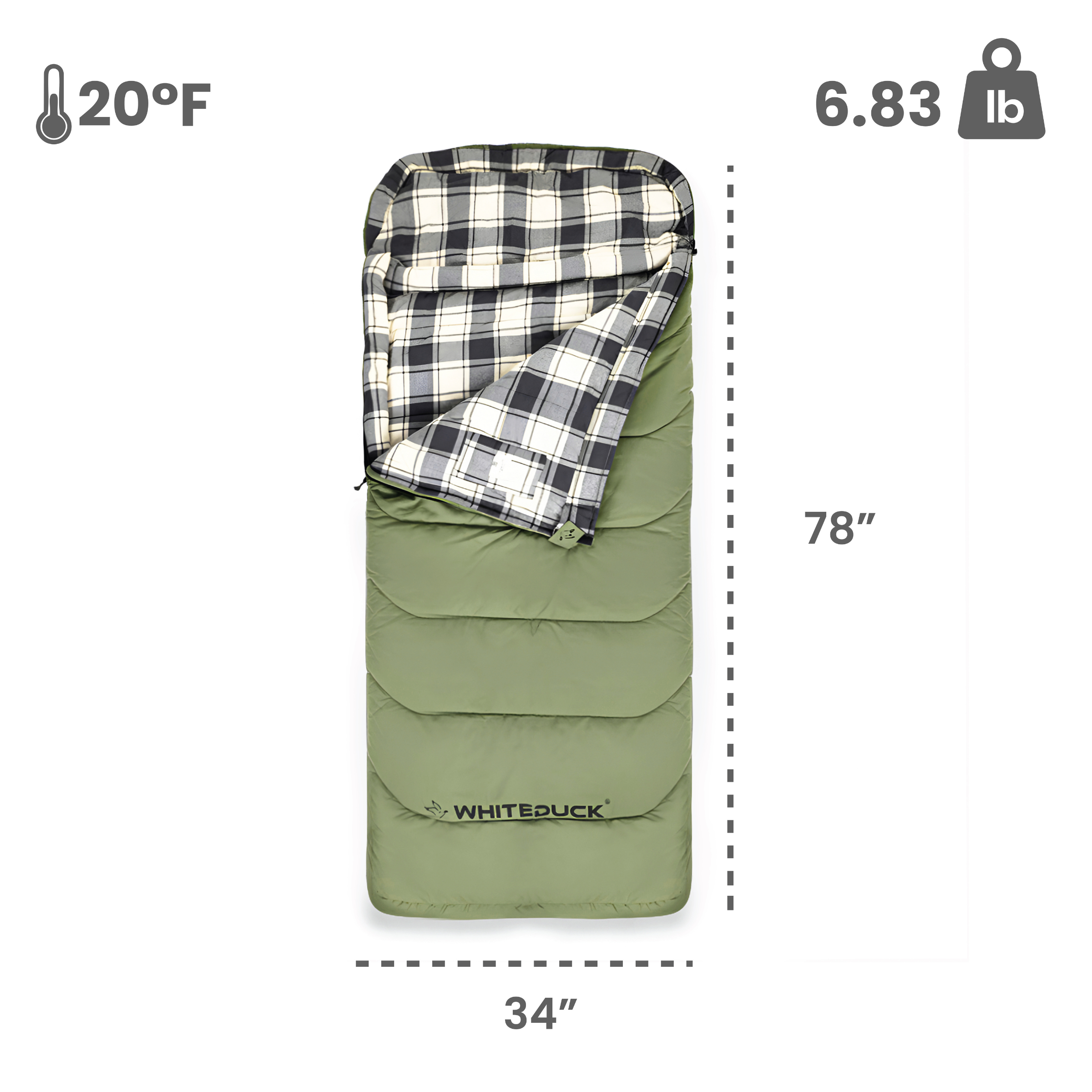 Slumbernest™ Sleeping bag 20°F | Backcountry Sportsman