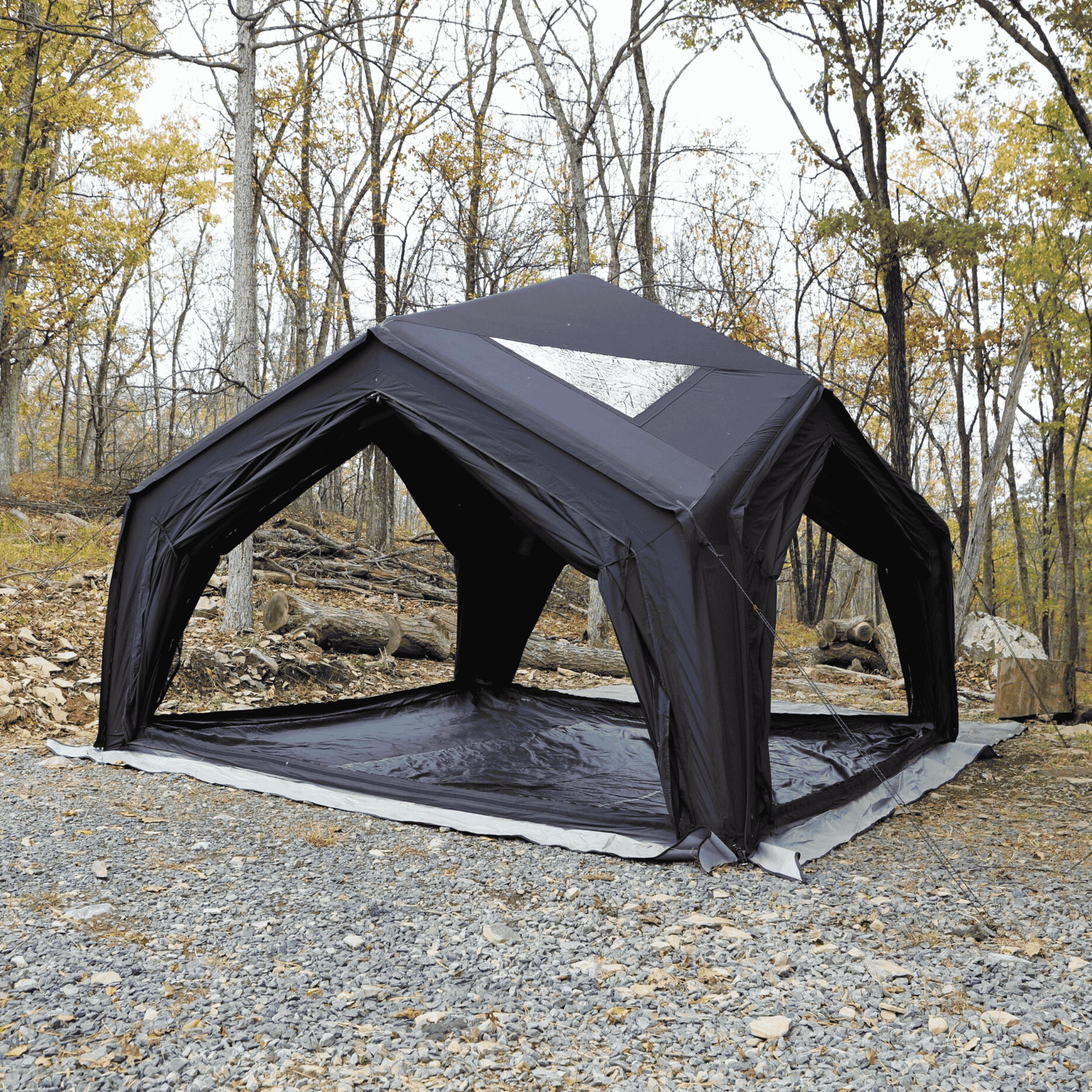 Coody | RBM Hub Shelter Inflatable Tent for 2-6 Person (Black) | Backcountry Sportsman