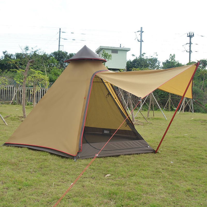 Factory direct Indian tent outdoor wind type camping tent awning camping tower new account | Backcountry Sportsman