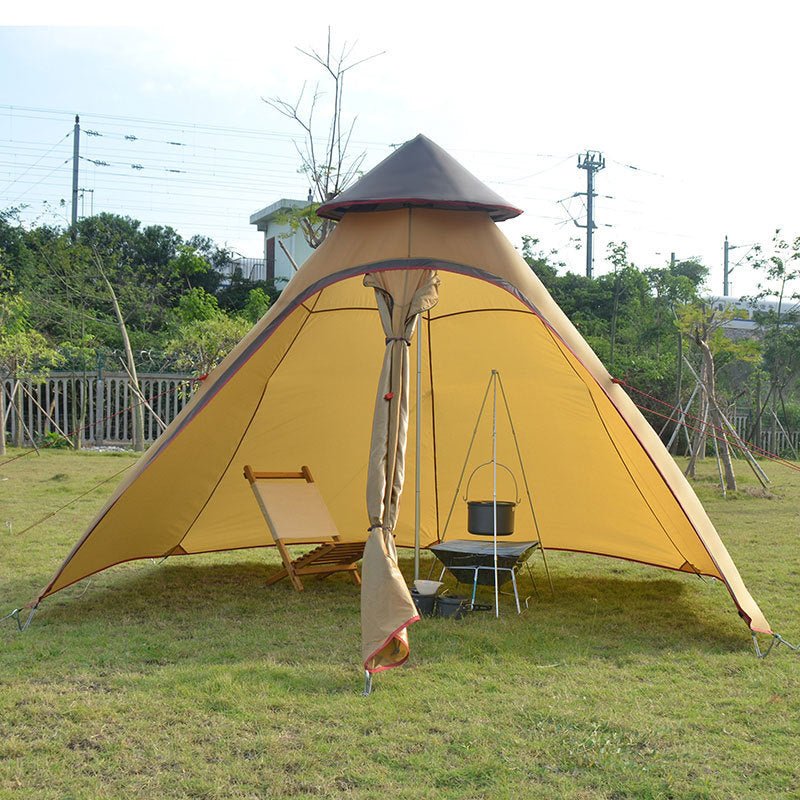 Factory direct Indian tent outdoor wind type camping tent awning camping tower new account | Backcountry Sportsman