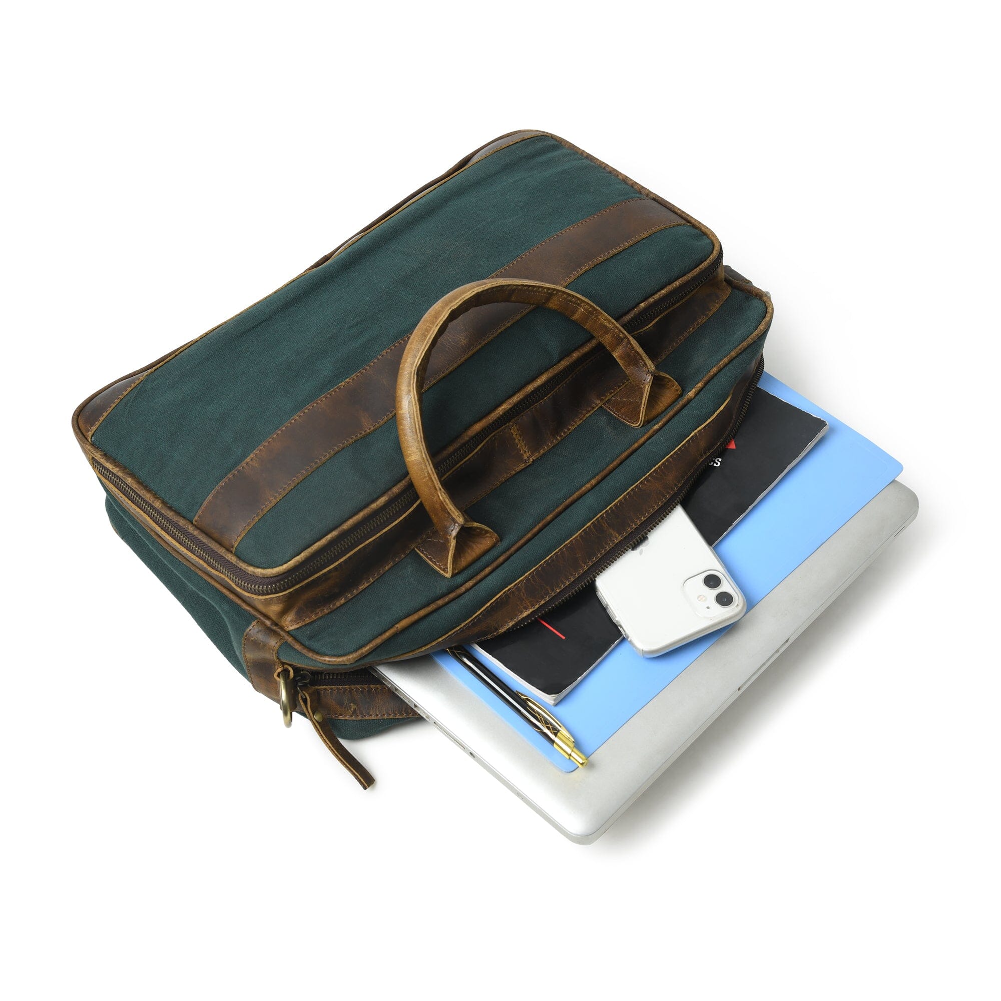 Canvas Green Briefcase | Backcountry Sportsman