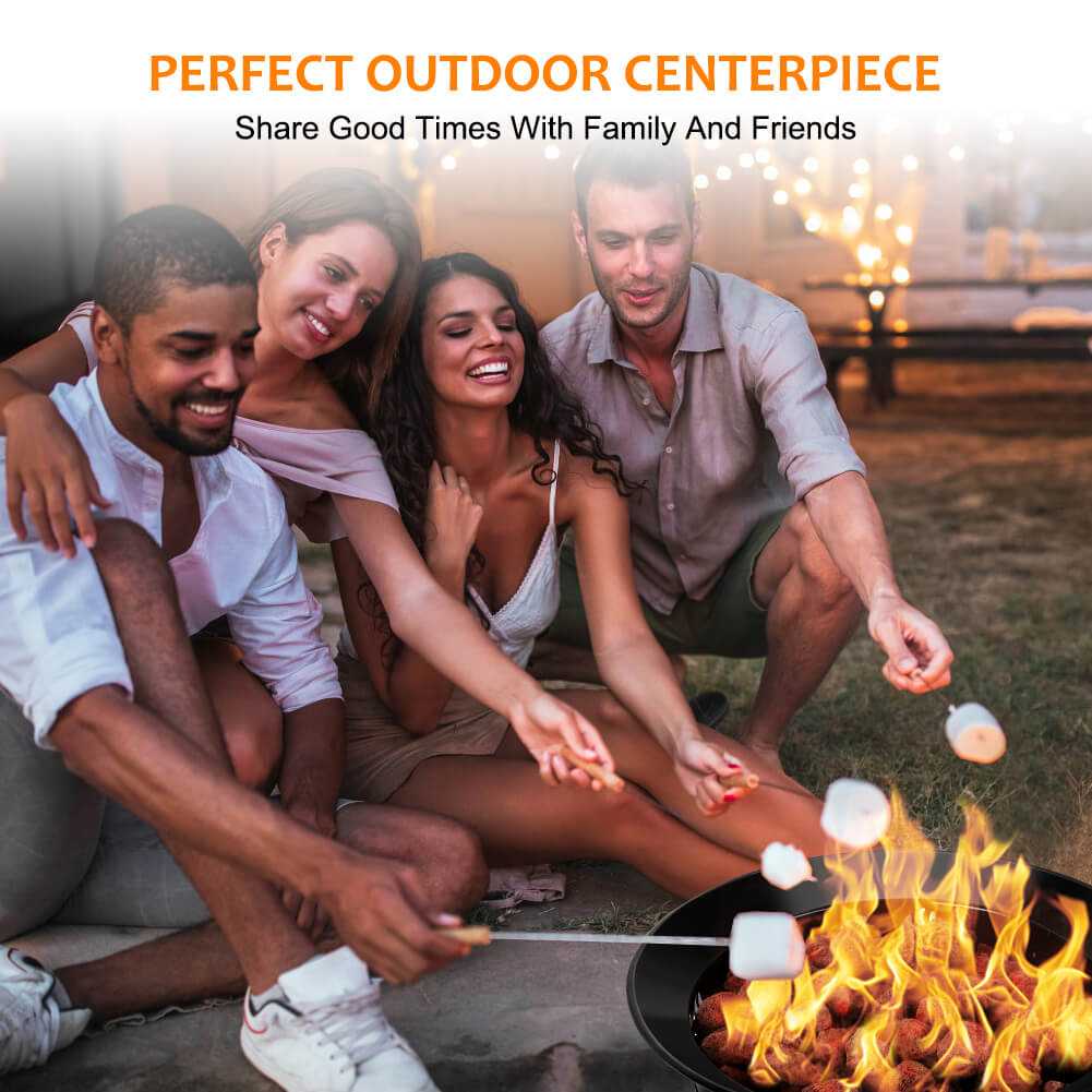 Camplux Outdoor Propane Fire Pit with Cover and Carry Kit, Auto-Ignition | Backcountry Sportsman