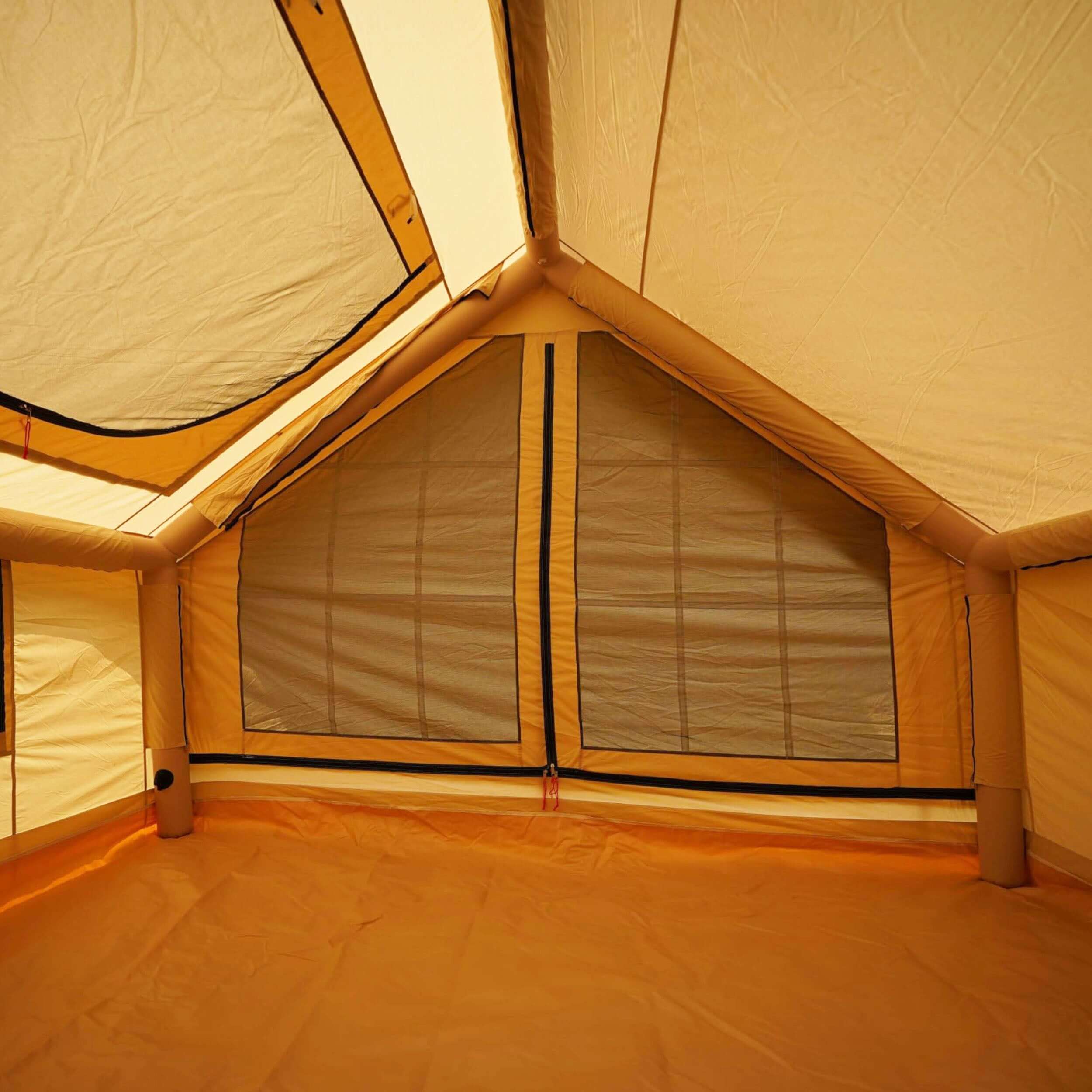 RBM Panda Medium Sunny Beige + Stove Caminus S - Inflatable Tents for Camping with Stove | Backcountry Sportsman