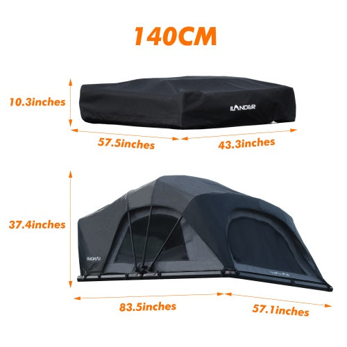 ILANDER Lite Cruiser Rooftop Tent 140cm, Entry Level Land Aluminum Folding Rooftop Tent For Sedans SUV Truck Camping Waterproof, Windproof, RuggedUnavailable Platform - Amazon