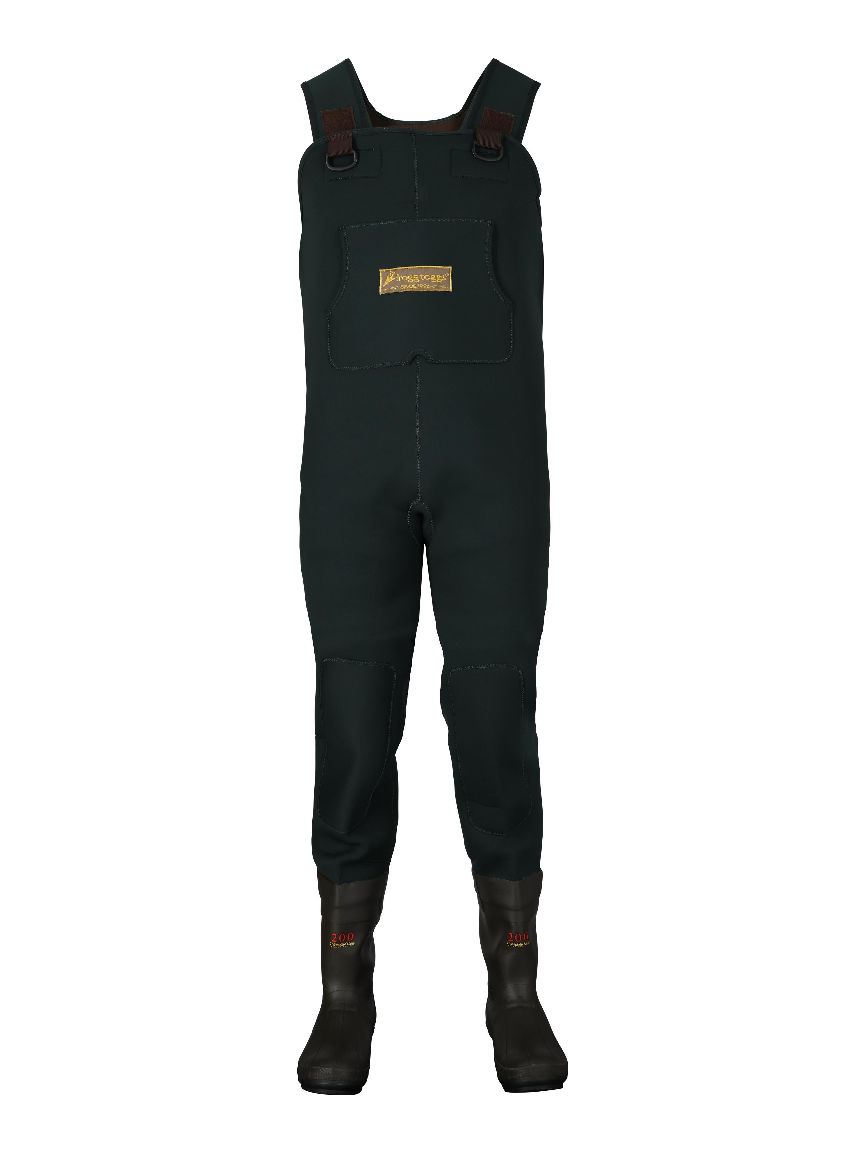 Men's Amphib Bootfoot Neoprene Cleated Chest Wader | Forest Green