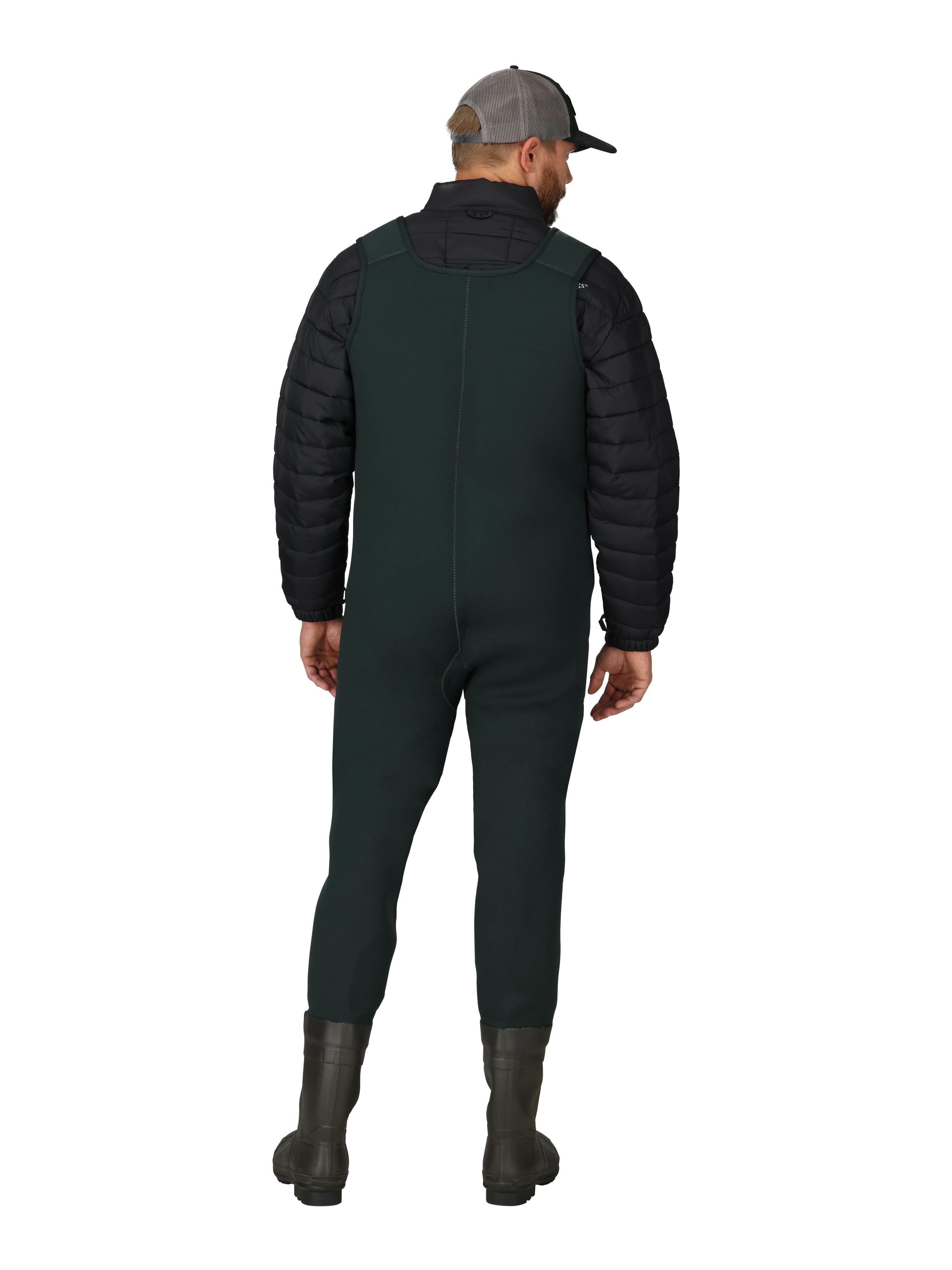 Men's Amphib Bootfoot Neoprene Cleated Chest Wader | Forest Green