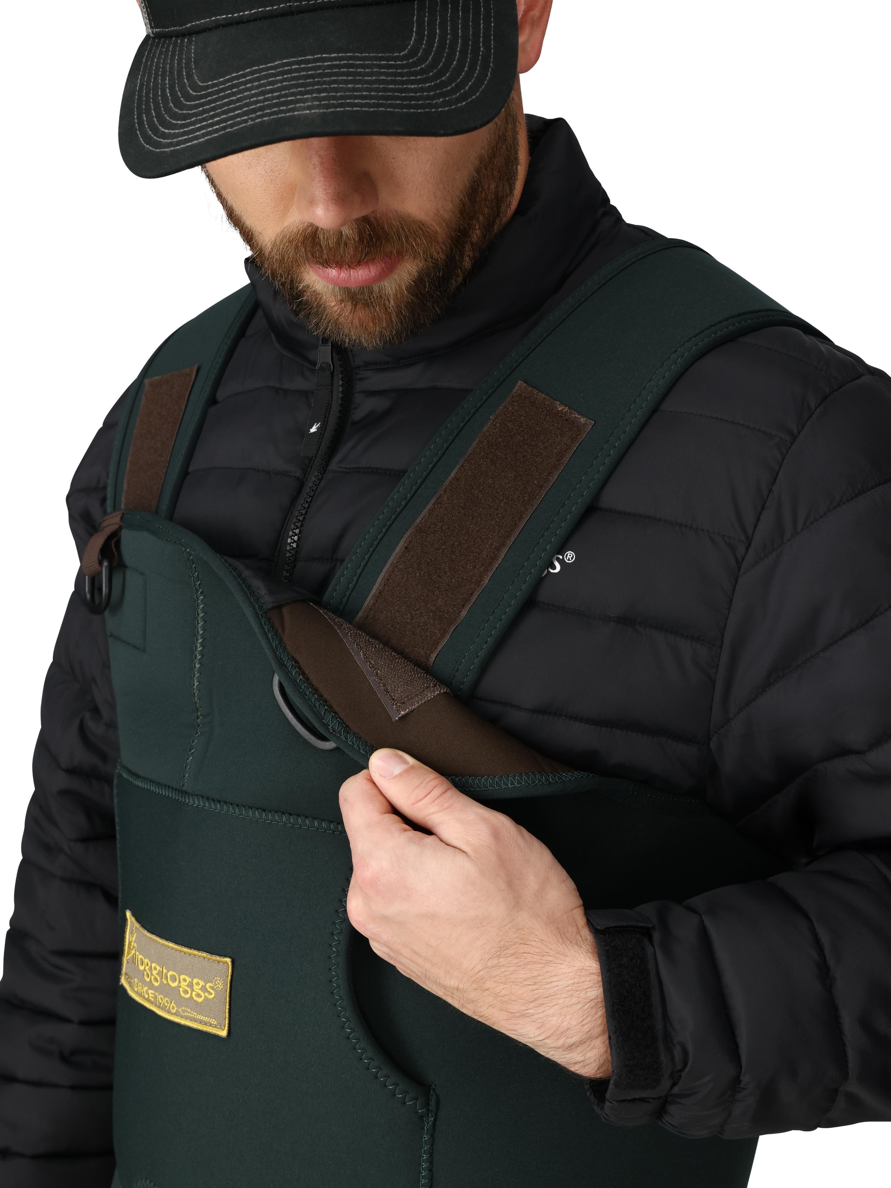 Men's Amphib Bootfoot Neoprene Cleated Chest Wader | Forest Green