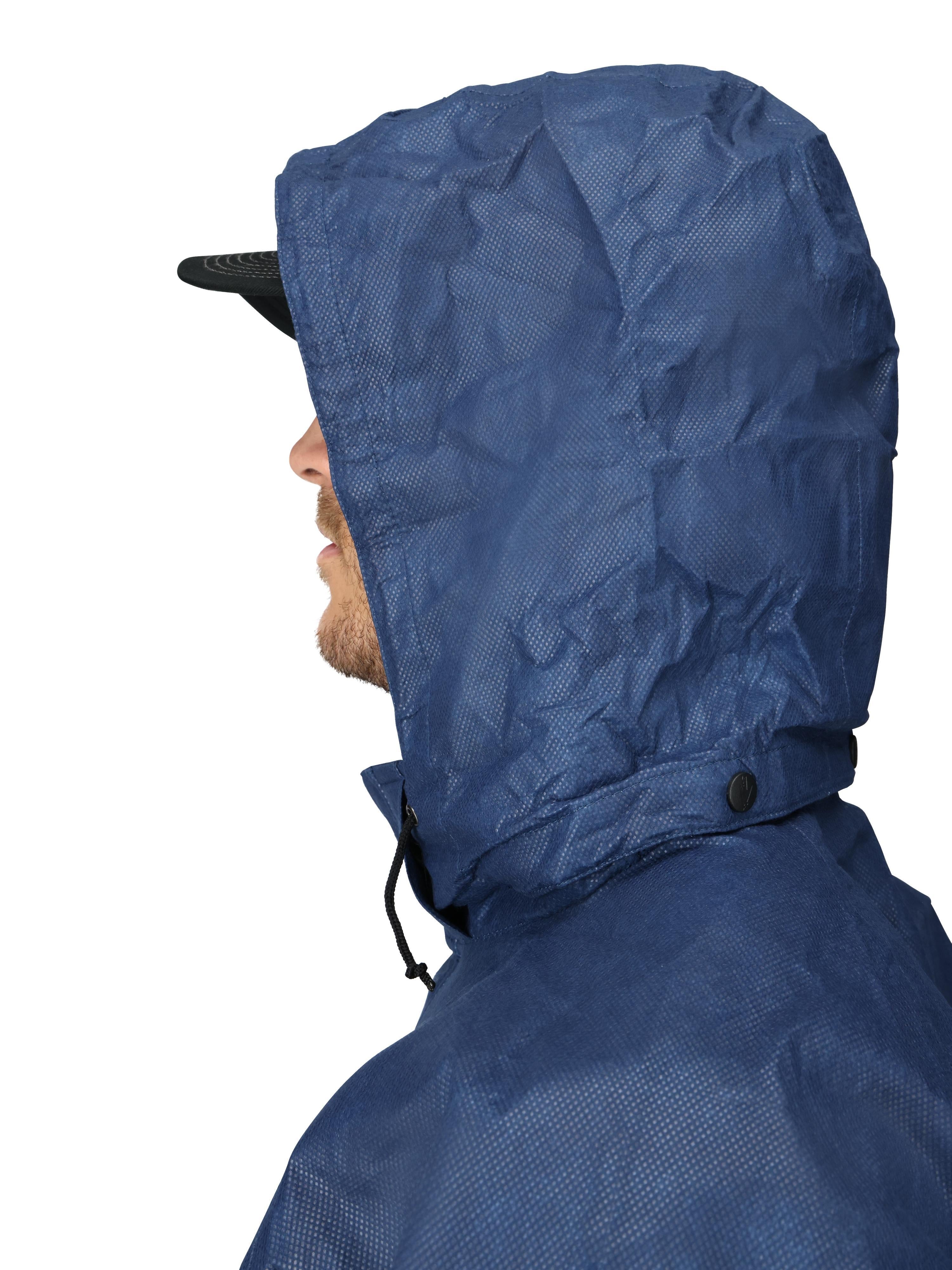 Men's Classic All-Sport Rain Suit | Royal Blue / Black Pants