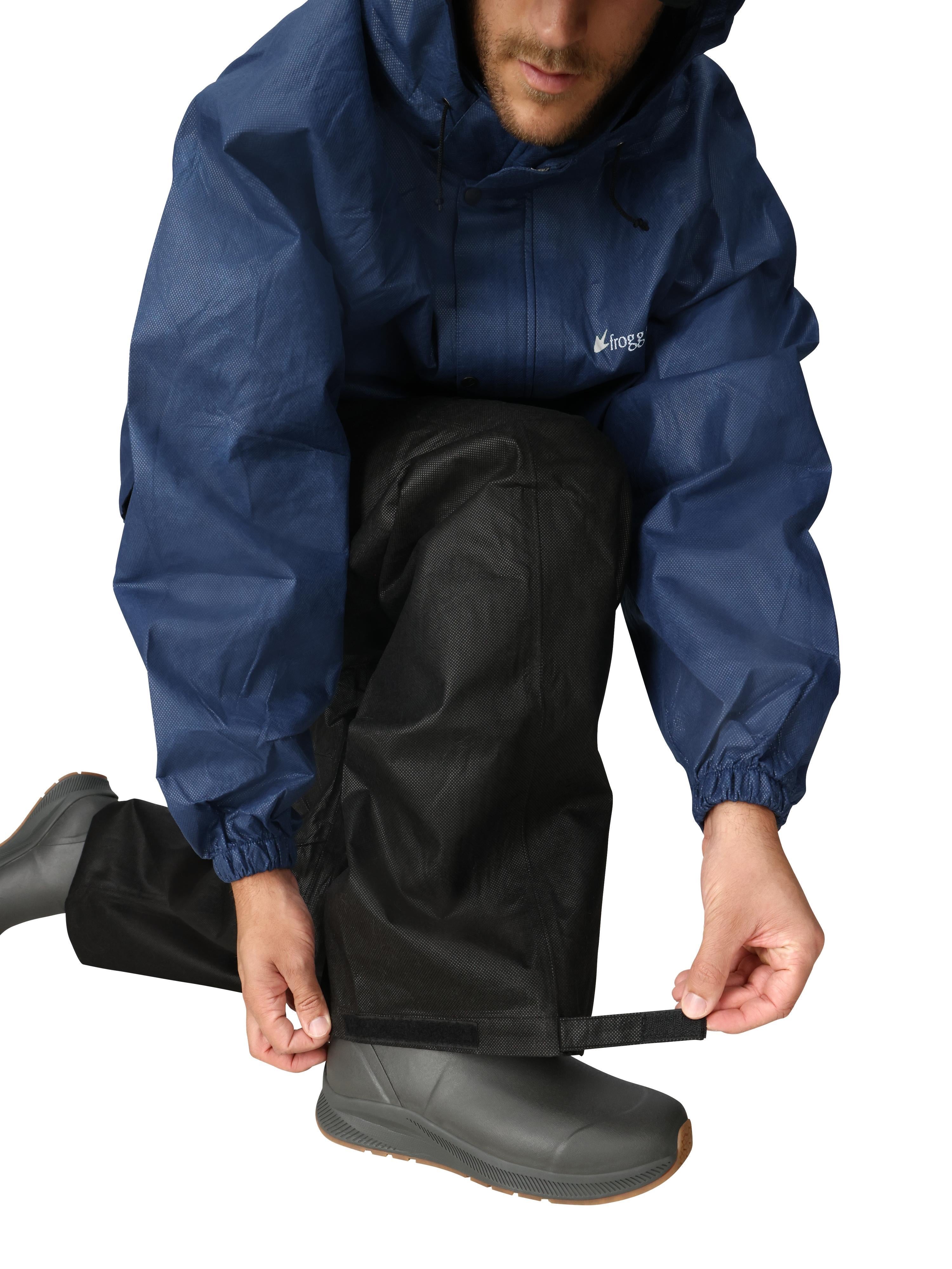 Men's Classic All-Sport Rain Suit | Royal Blue / Black Pants