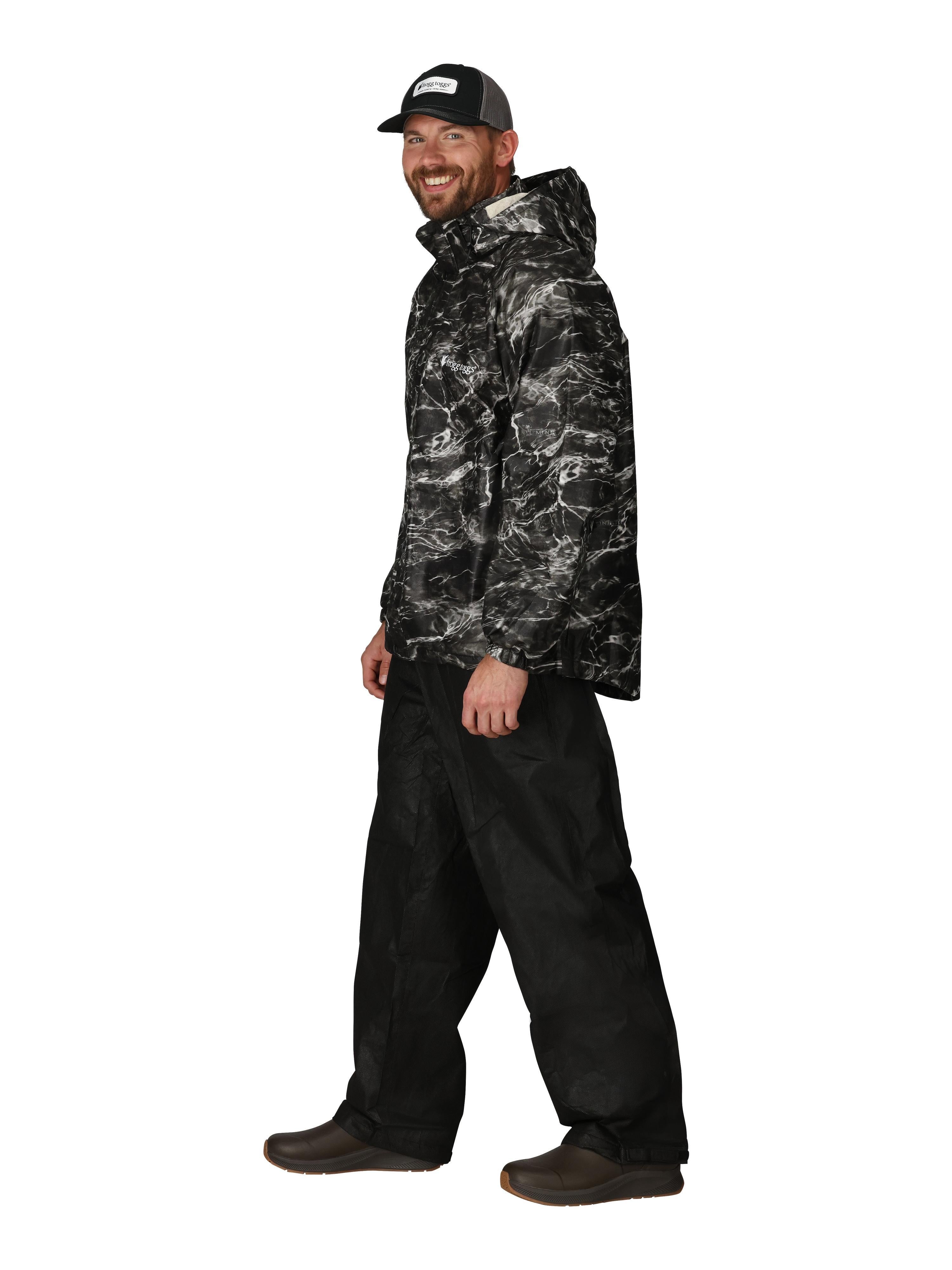 Men's Classic All-Sport Rain Suit | MO Elements/Blacktip/Black Pants
