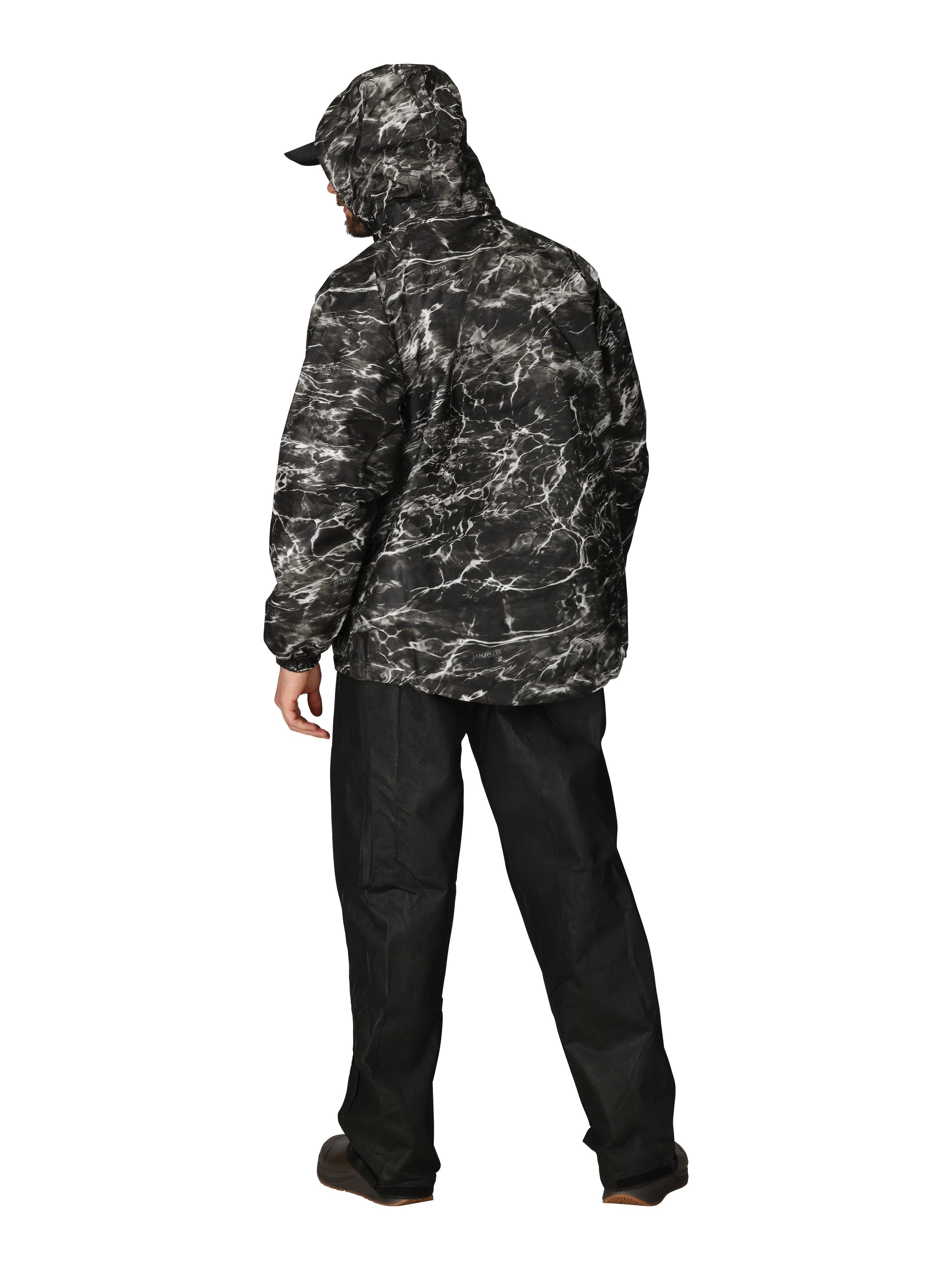 Men's Classic All-Sport Rain Suit | MO Elements/Blacktip/Black Pants