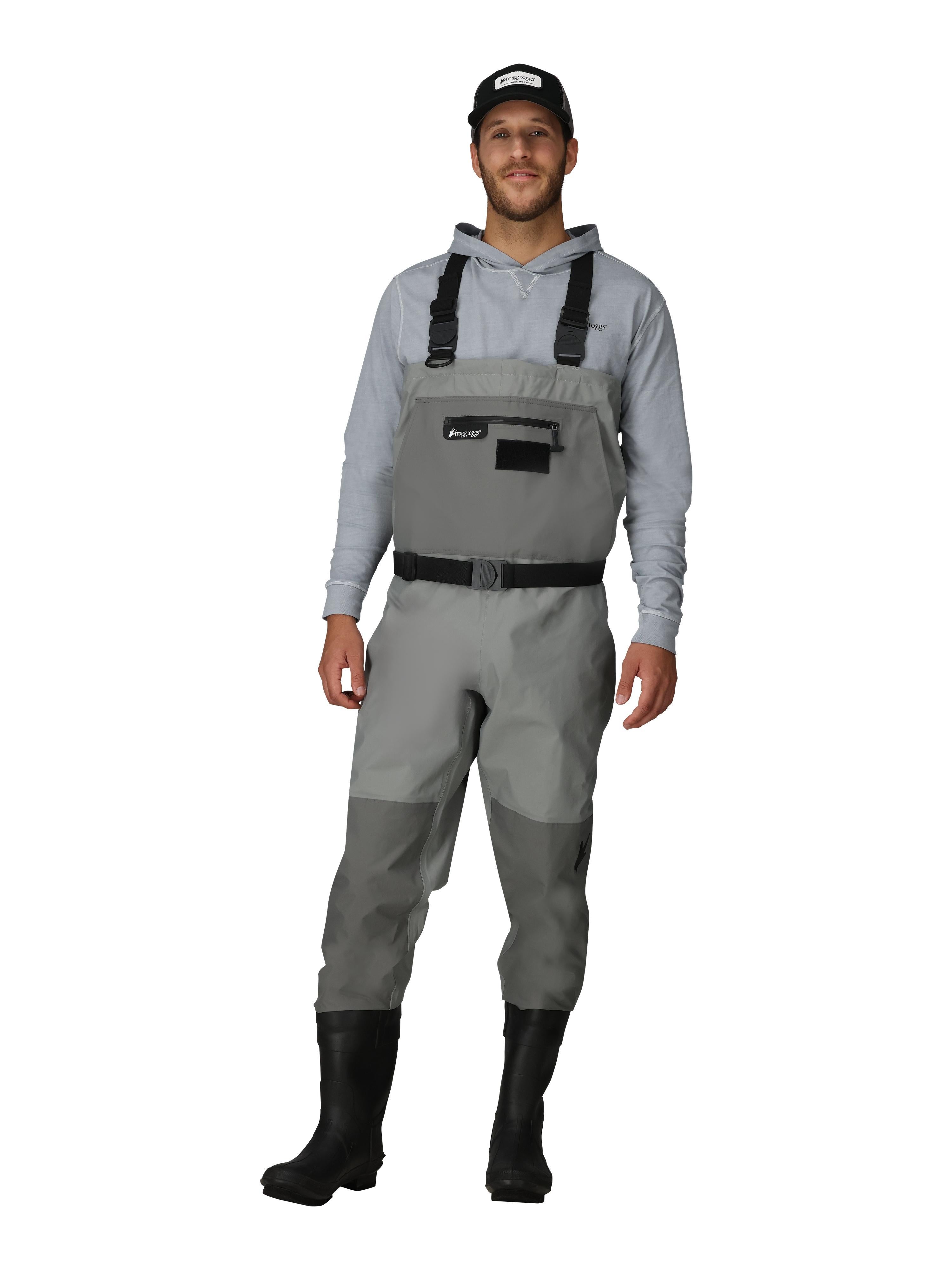 Men's Hellbender PRO Bootfoot Felt Sole Chest Wader | Gray