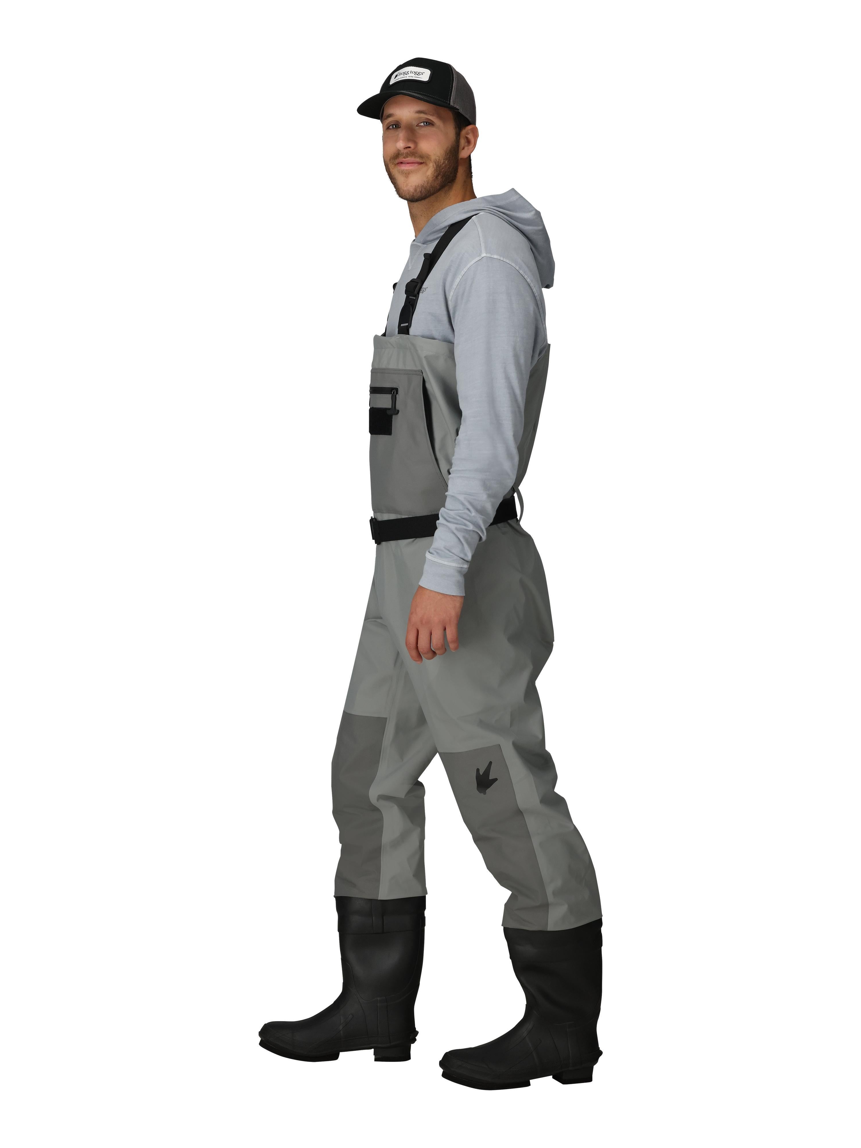 Men's Hellbender PRO Bootfoot Felt Sole Chest Wader | Gray