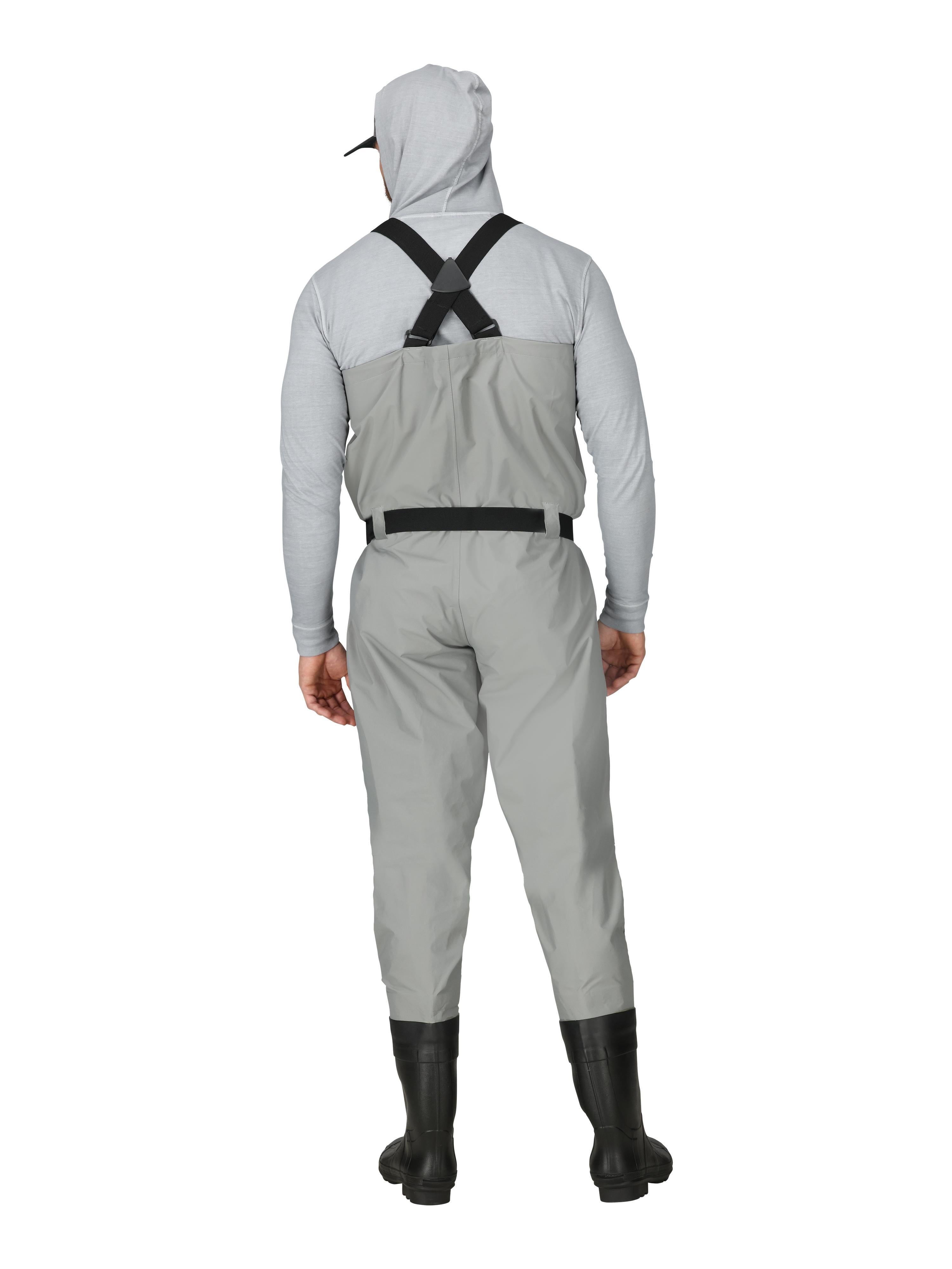 Men's Hellbender PRO Bootfoot Lug Sole Chest Wader | Gray