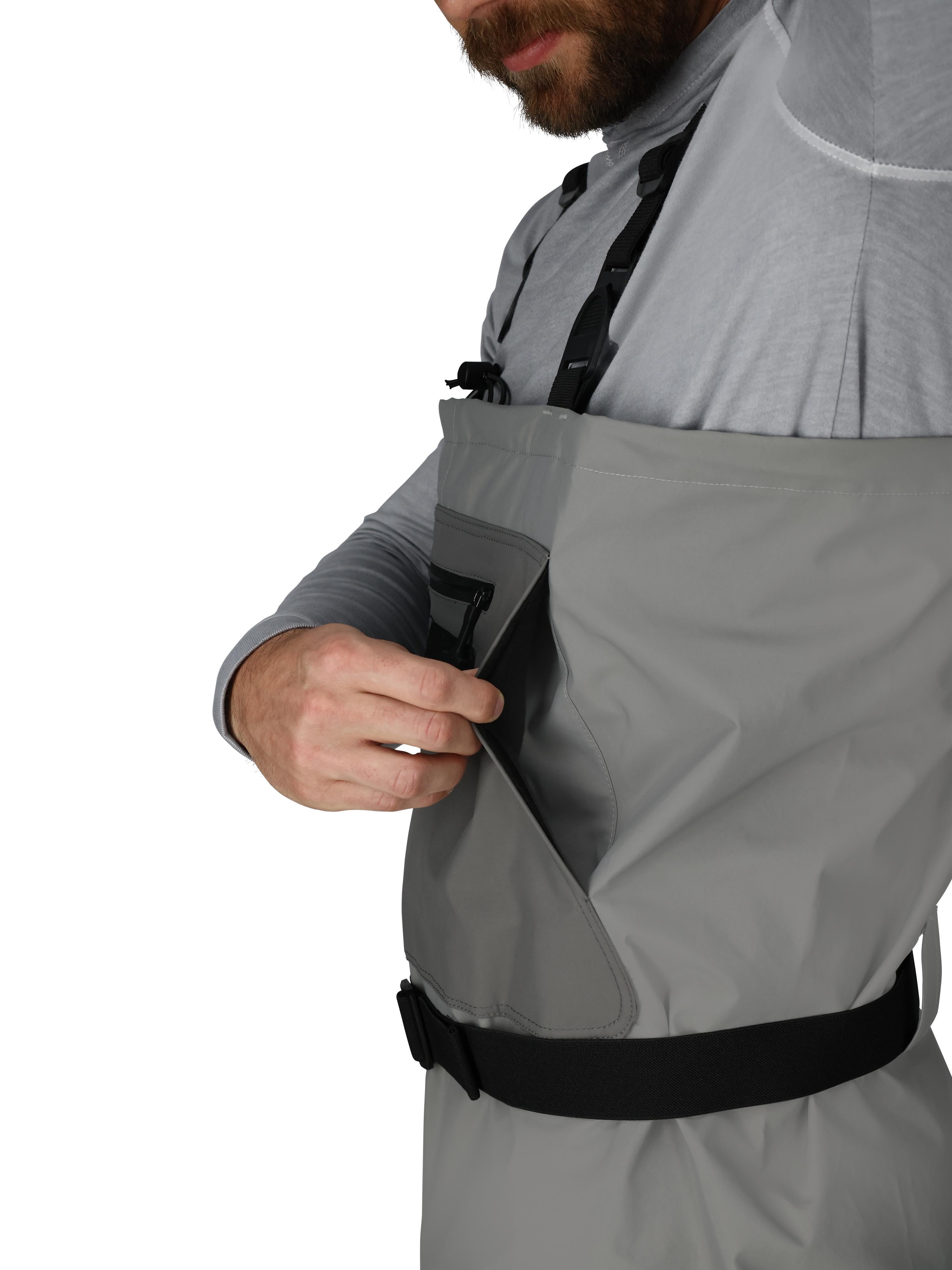 Men's Hellbender PRO Bootfoot Lug Sole Chest Wader | Gray