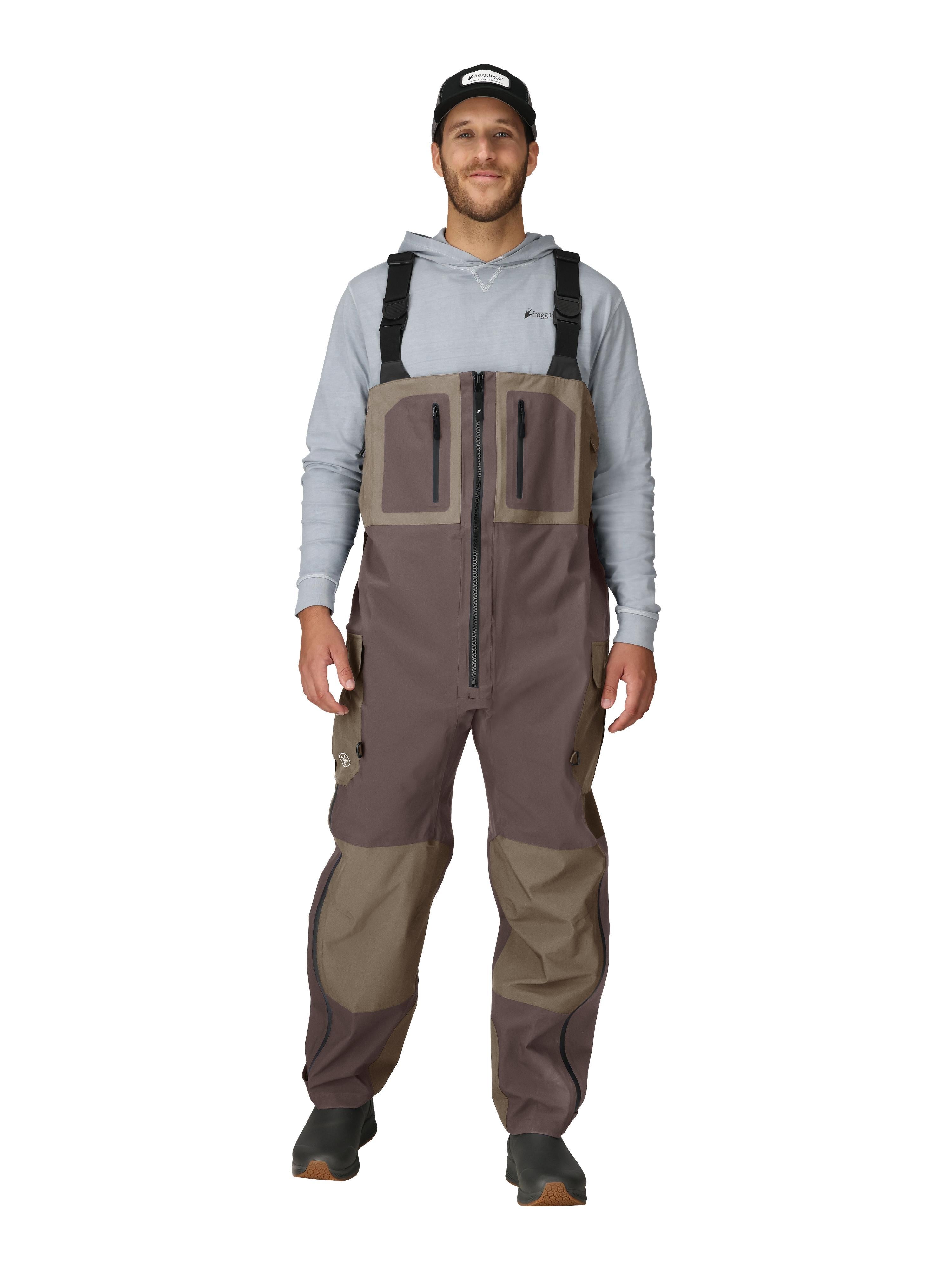Men's Pilot II Guide Bib | Stone and Taupe