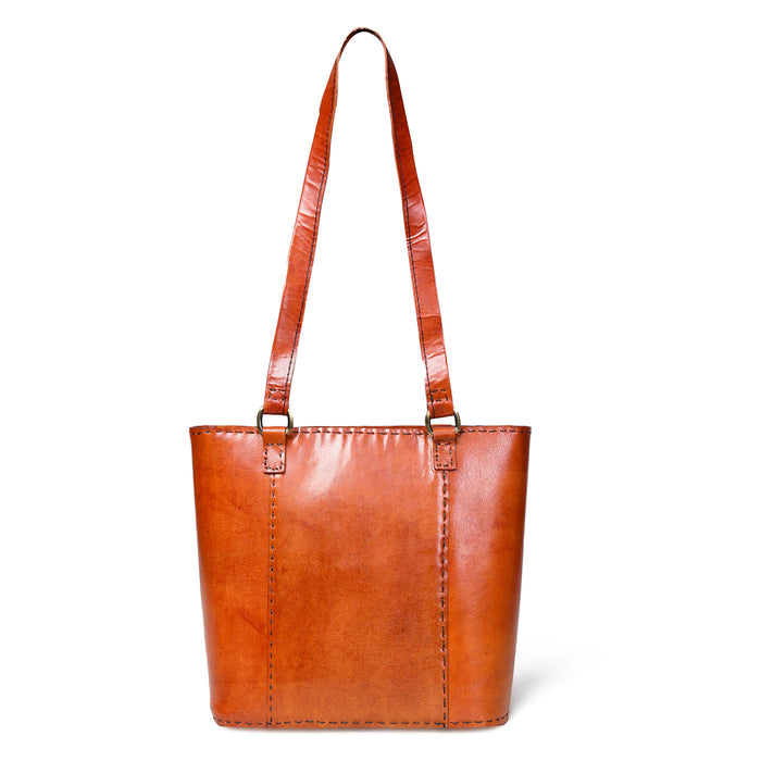 Solid Structure Tan Leather Mini Tote | Backcountry Sportsman
