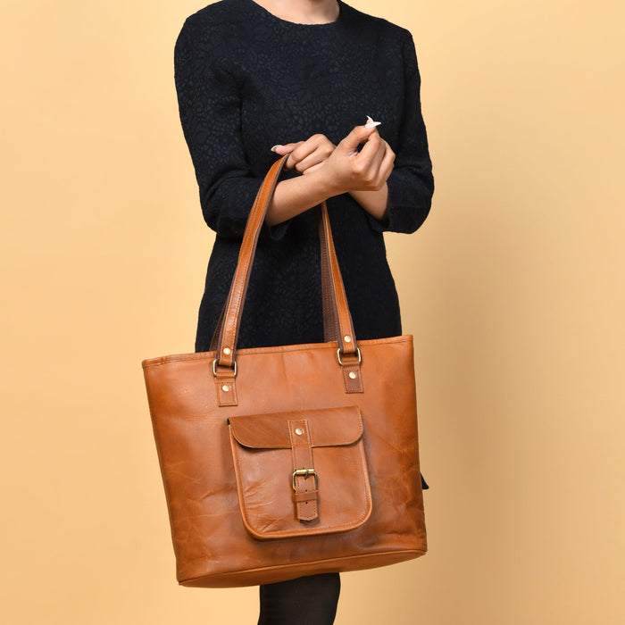 Classic Chic Genuine Leather Tote | Backcountry Sportsman