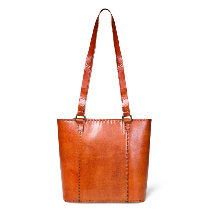 Solid Structure Tan Leather Mini Tote | Backcountry Sportsman