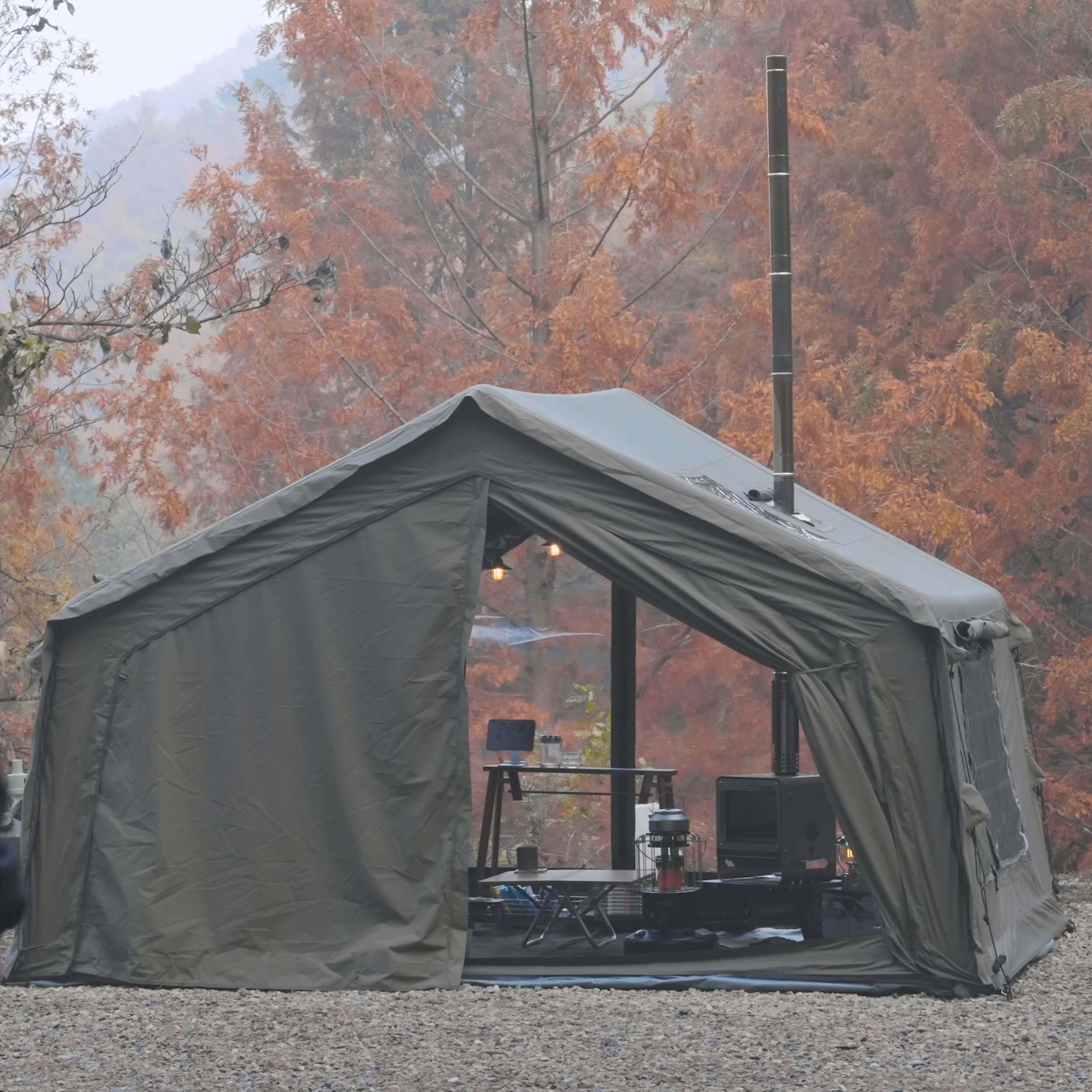 Coody 10 Forest Green Inflatable Tent House for Camping (2-4 person) | Backcountry Sportsman