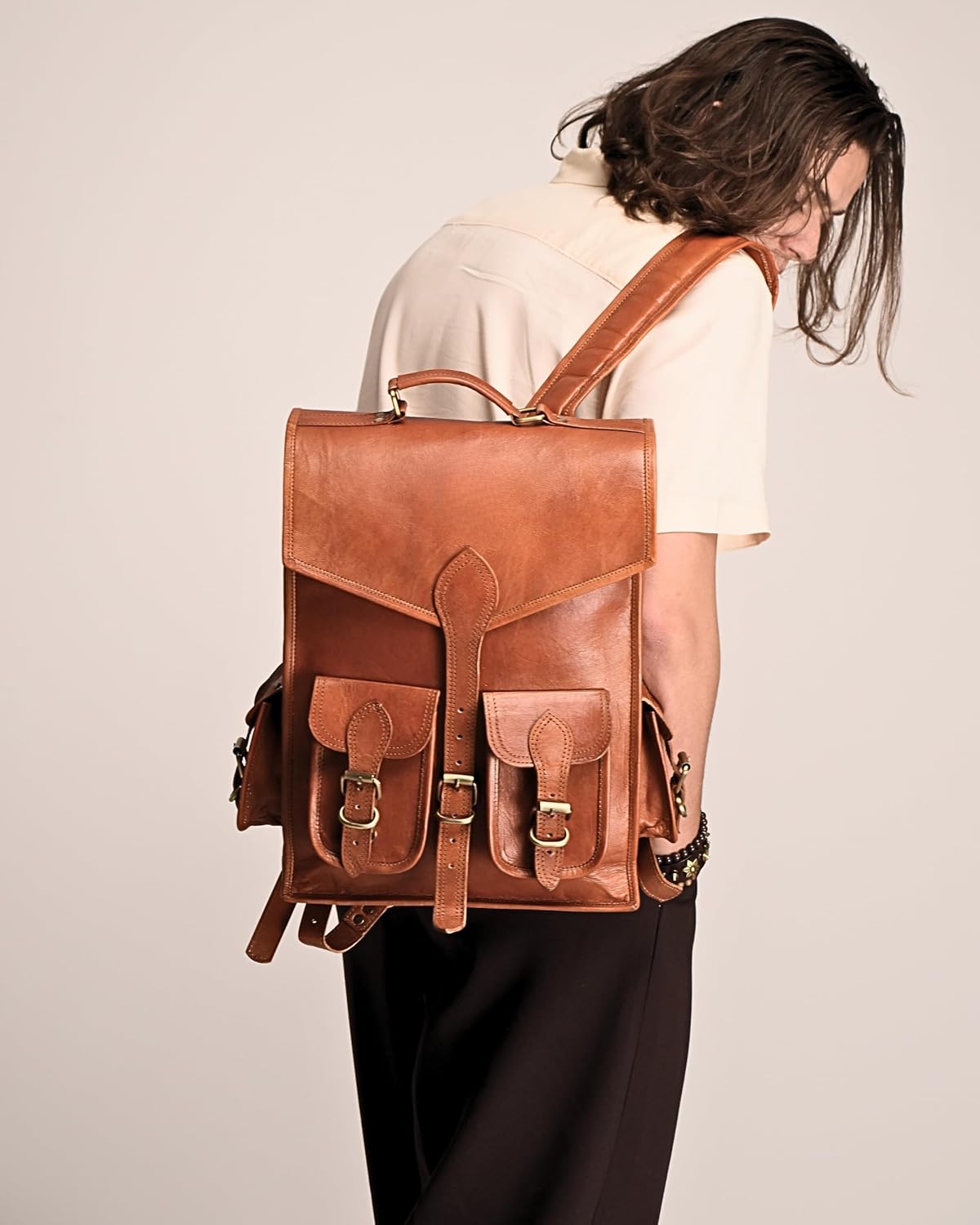Vintage Leather Backpack Rucksack | Backcountry Sportsman