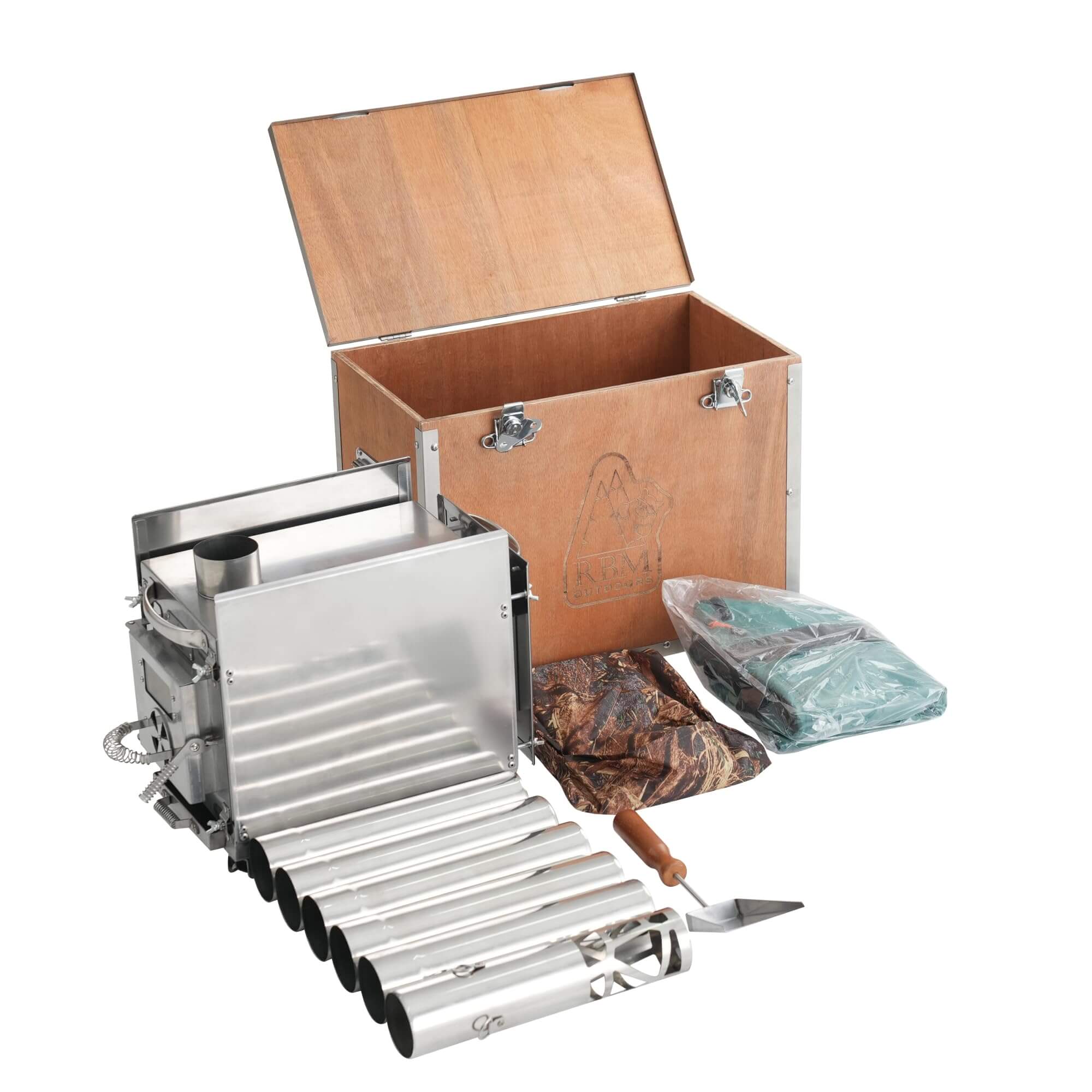 Small Wood Stove With Fire-Resistant Glass "Caminus S" | Backcountry Sportsman