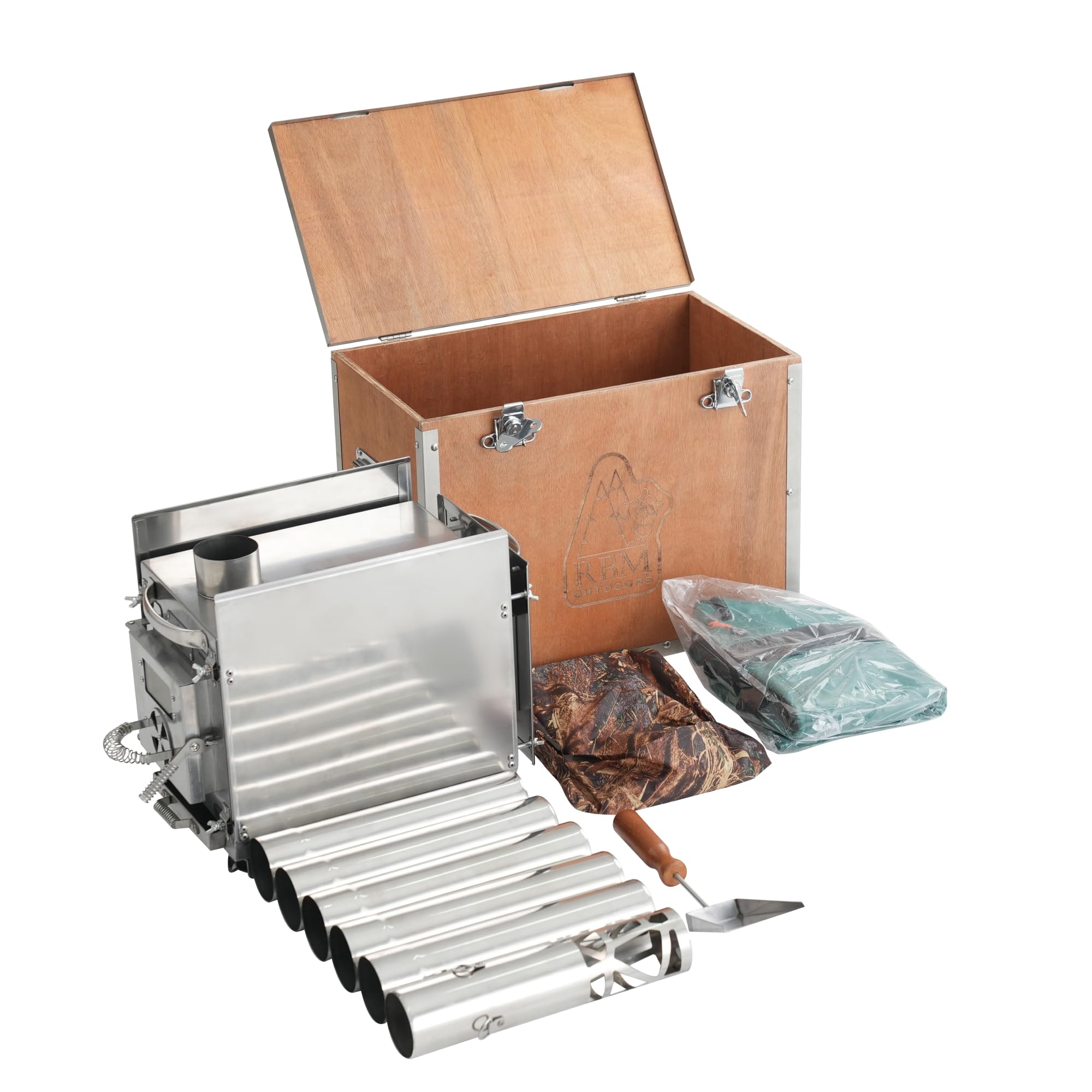 Coody 10 Black + Stove Caminus S - Inflatable Tents with Stove | Backcountry Sportsman