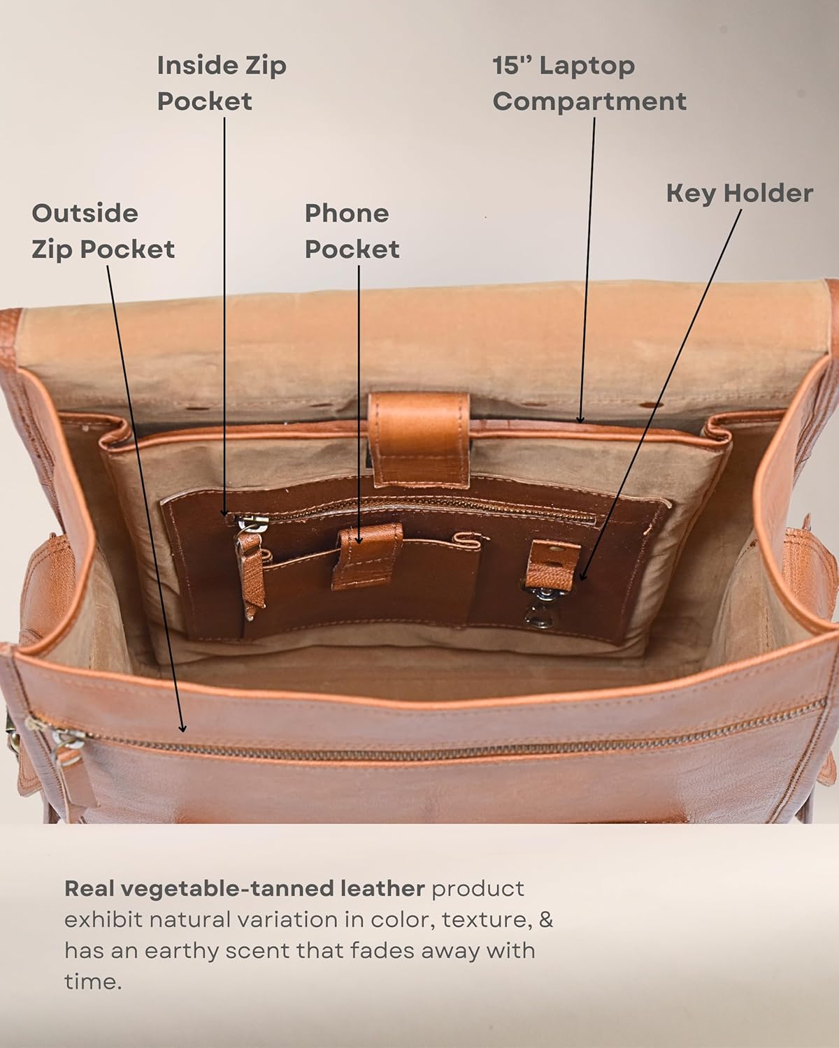 Vintage Leather Backpack Rucksack | Backcountry Sportsman