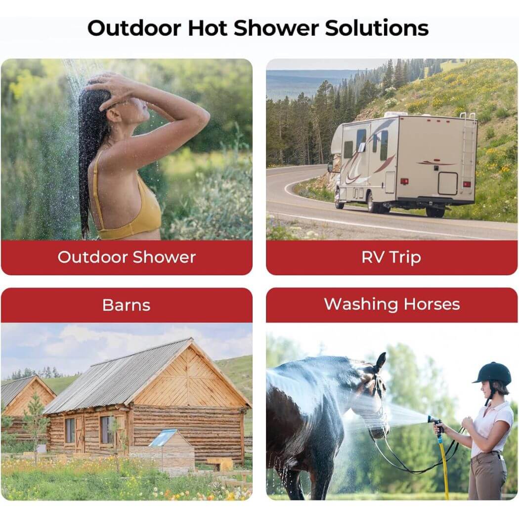 Camplux AY132GP43 Portable Propane Water Heater Pump Kit | Backcountry Sportsman