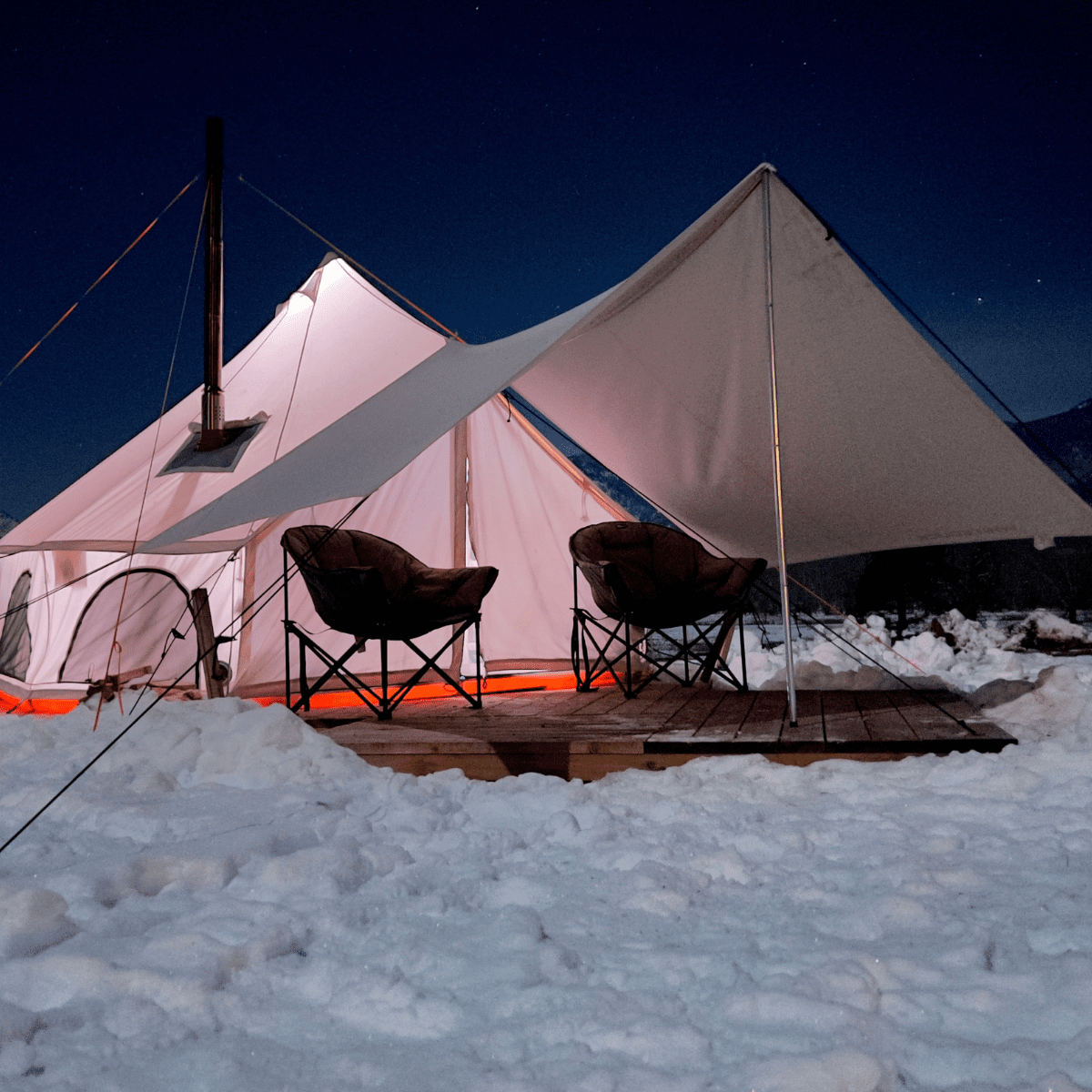 Avalon Bell Tent Awning | Backcountry Sportsman