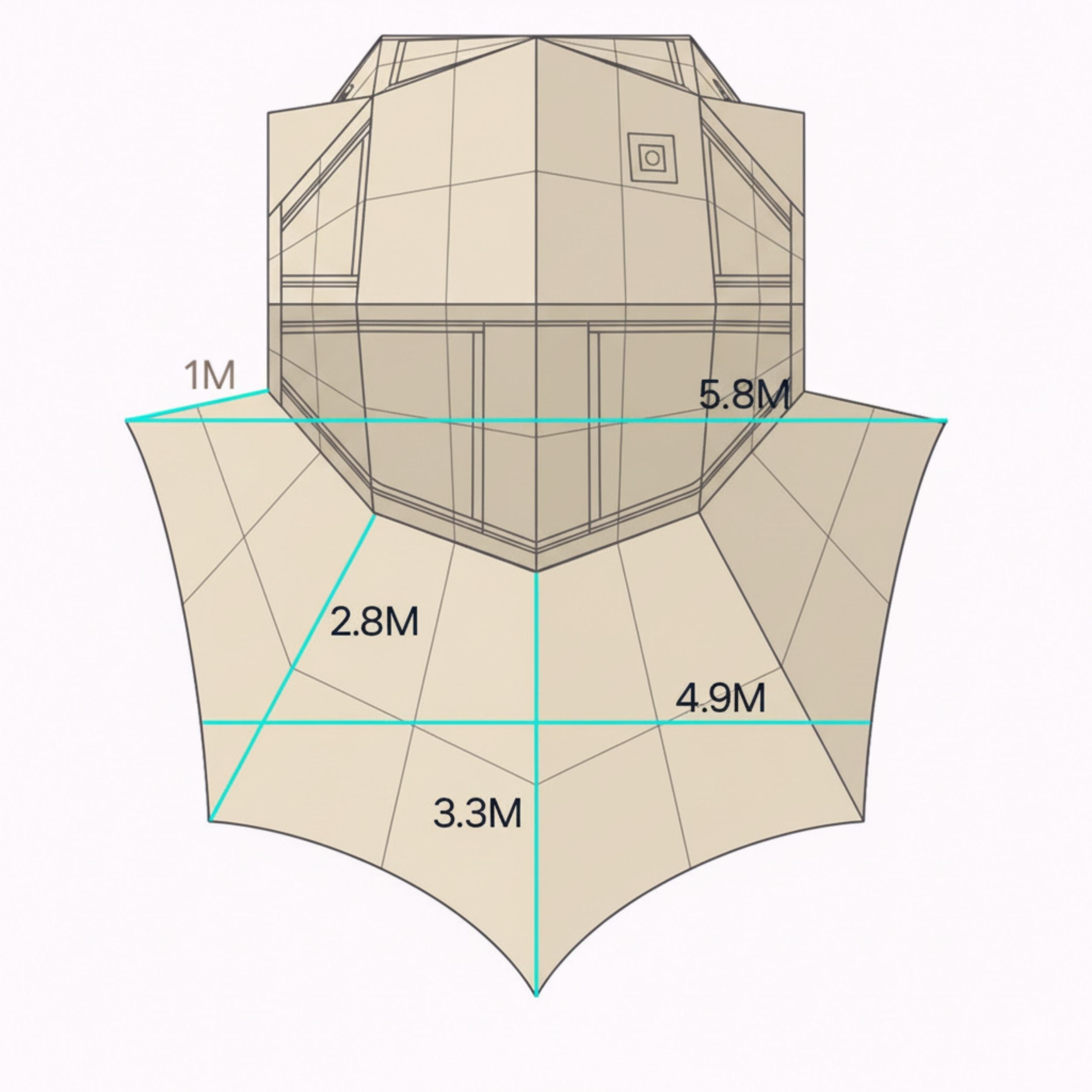 Coody | RBM Bestona Inflatable Tent for 2-4 Person (Beige) | Backcountry Sportsman