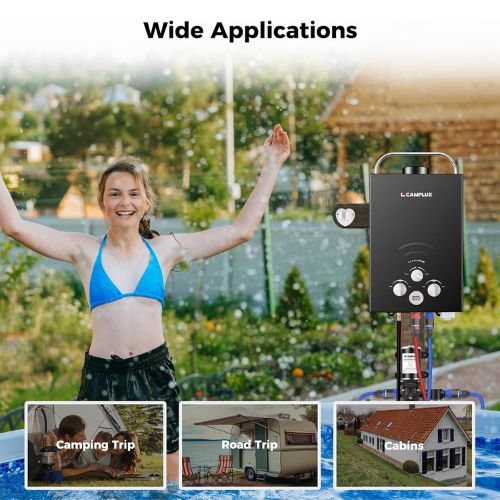 Camplux BW158BP60 Camping Water Heater With Pump Kit | Backcountry Sportsman