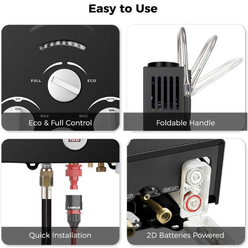 Camplux BW158BP60 Camping Water Heater With Pump Kit | Backcountry Sportsman