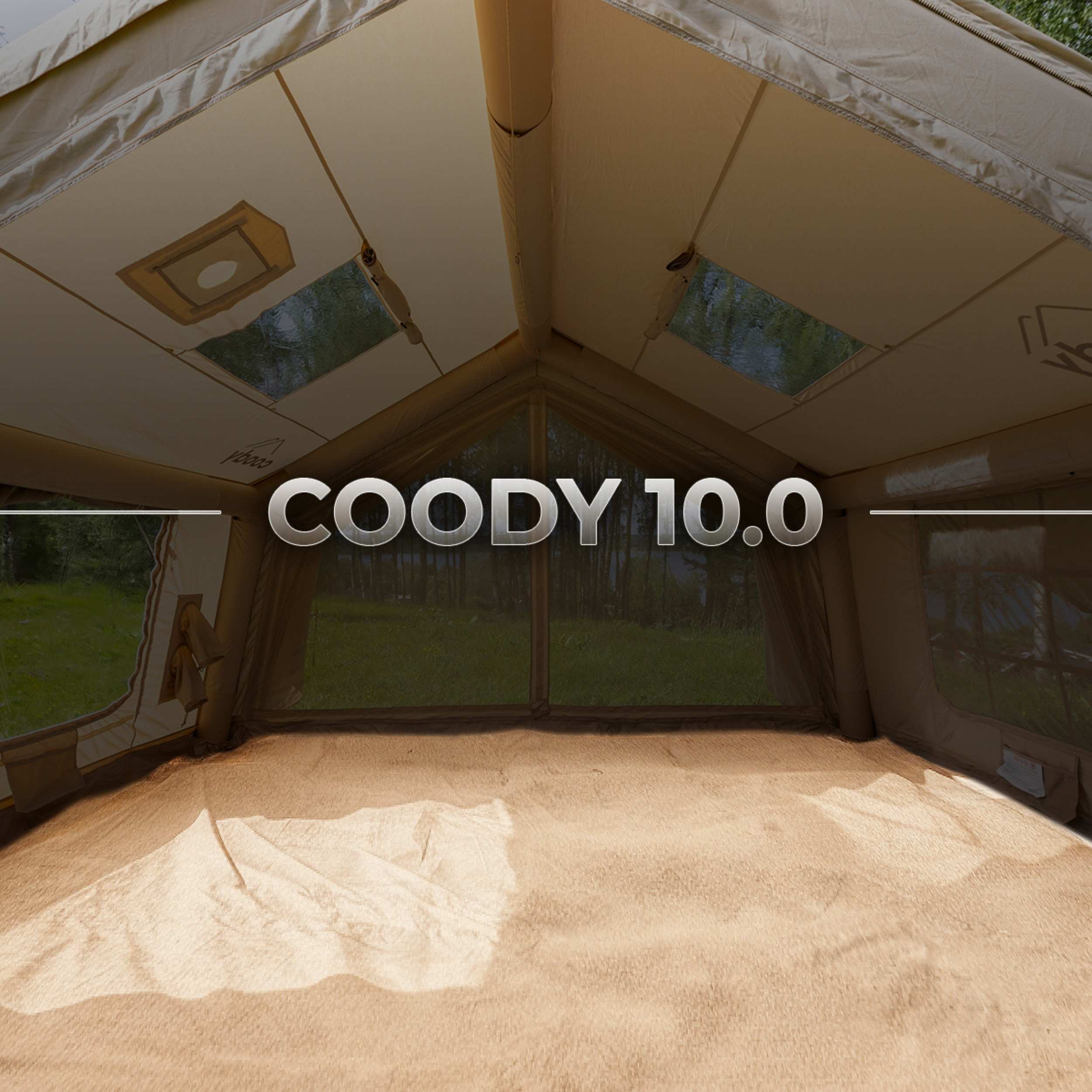 Coody Carpet – Tailored for Coody Familia AirTent 8.0 (Beige) | Backcountry Sportsman