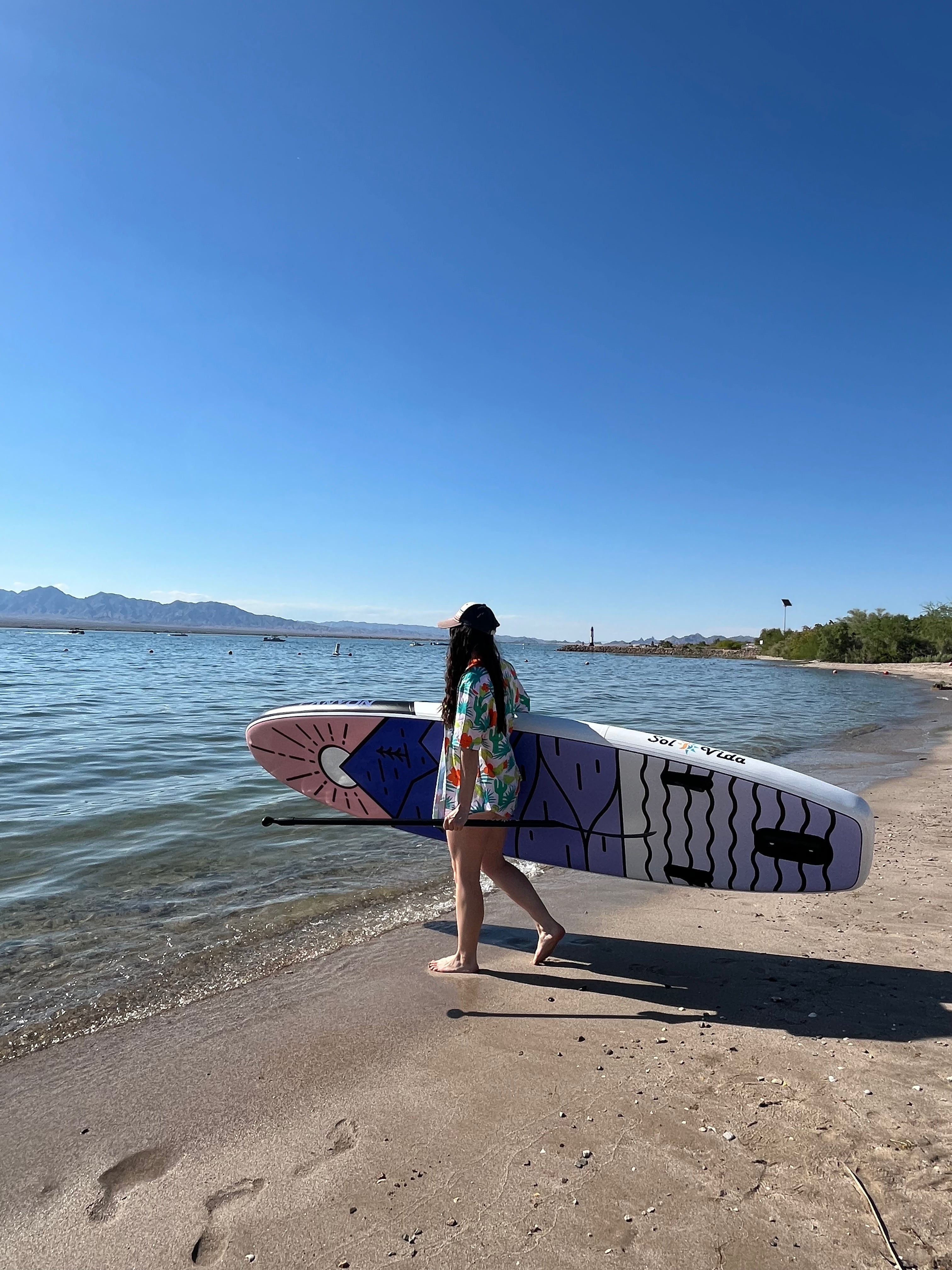 VidaGlide Oasis Pack: 10' 6'' Inflatable Paddle Board + Paddle, Pump, Detachable Fin, & Carrying Case | Backcountry Sportsman