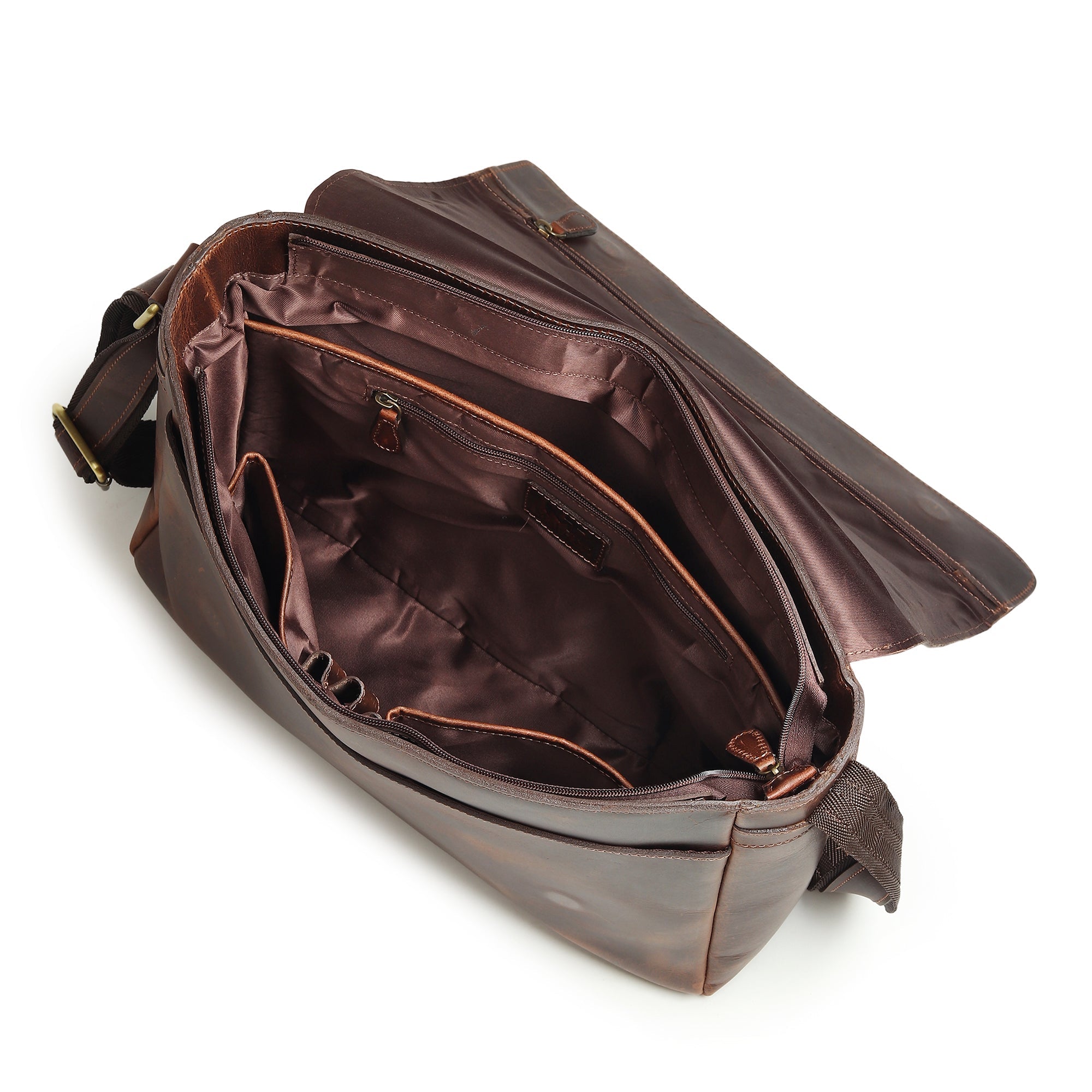 Genuine Sitka Leather Laptop Bag | Backcountry Sportsman