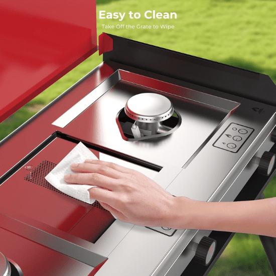 Camplux Propane Camping Stove 2 Burners & 1 Grill, 15,000 BTU Auto-Ignition | Backcountry Sportsman