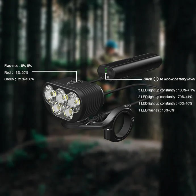 MONTEER 8000S GALAXY V2.0 Remote MTB Light | Backcountry Sportsman