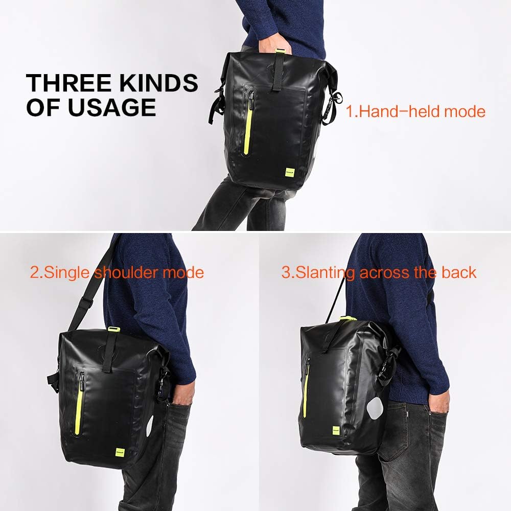 Rhinowalk Waterproof Bike Pannier Bag,(for Bicycle Cargo Rack Saddle Bag Shoulder Bag-RK19661 25L | Backcountry Sportsman